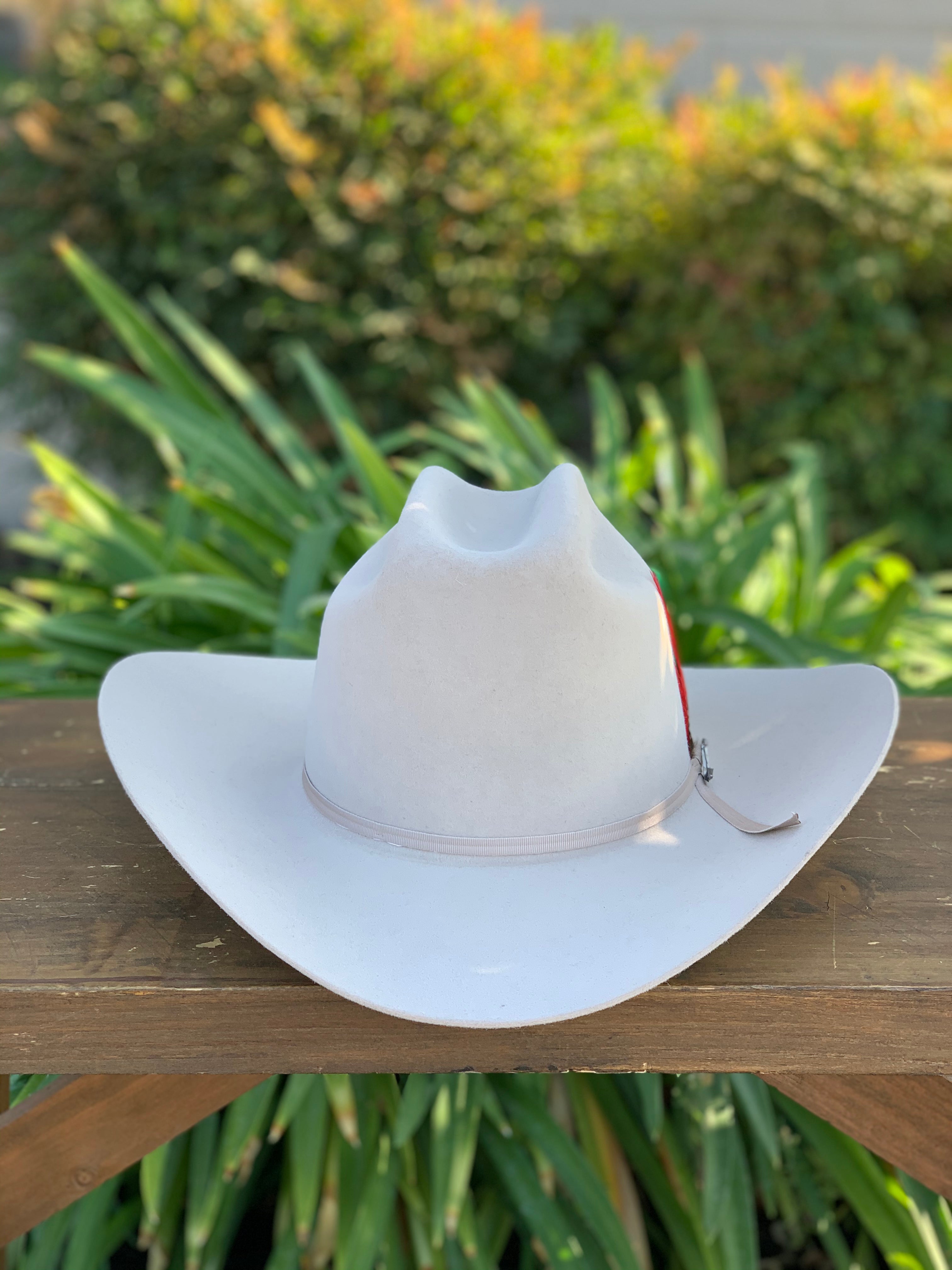 S.T 6x Rancher Silverbelly Cowboy Felt Hat (Copa Alta Falda/Brim 4")