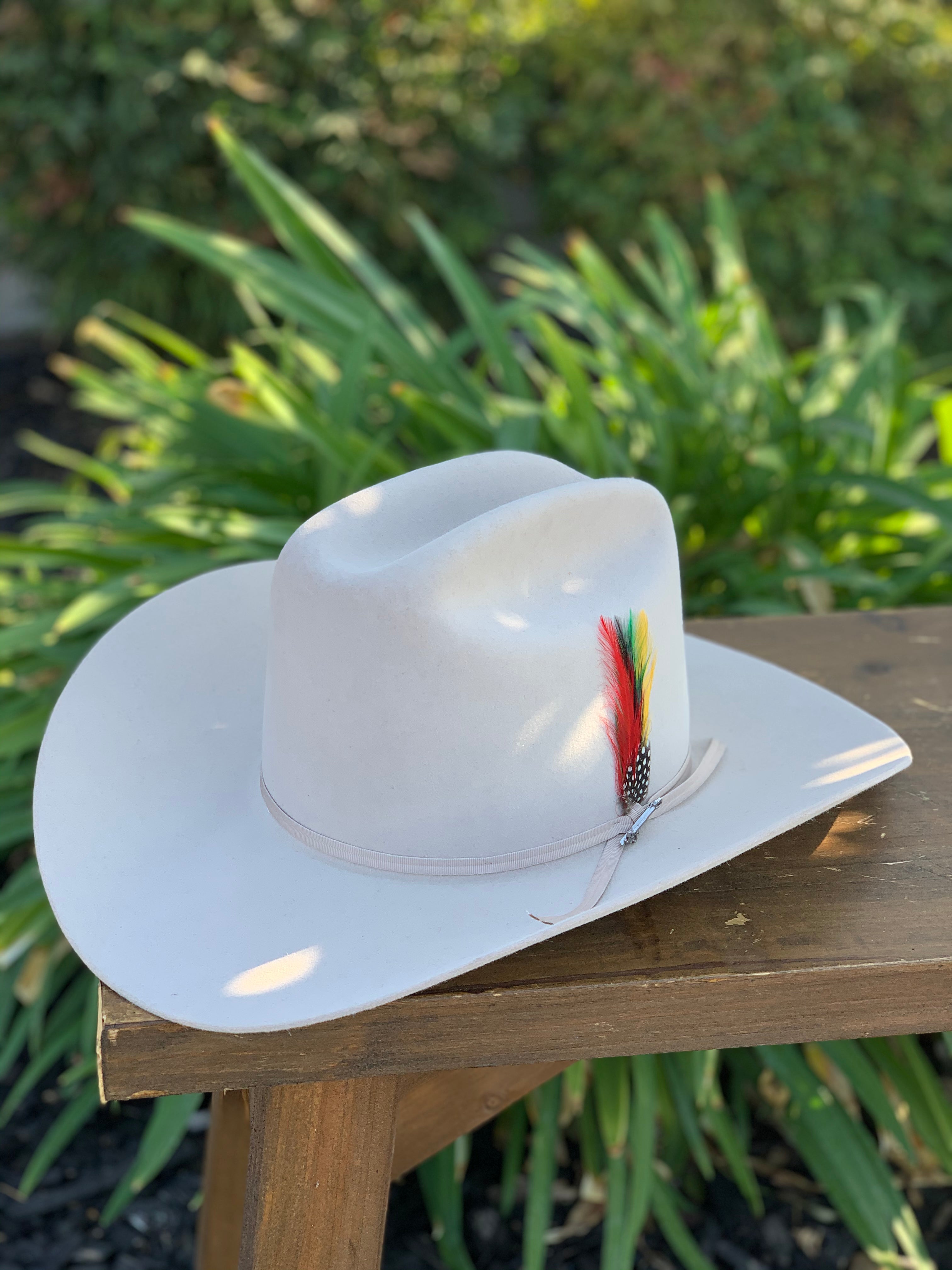 S.T 6x Rancher Silverbelly Cowboy Felt Hat (Copa Alta Falda/Brim 4")