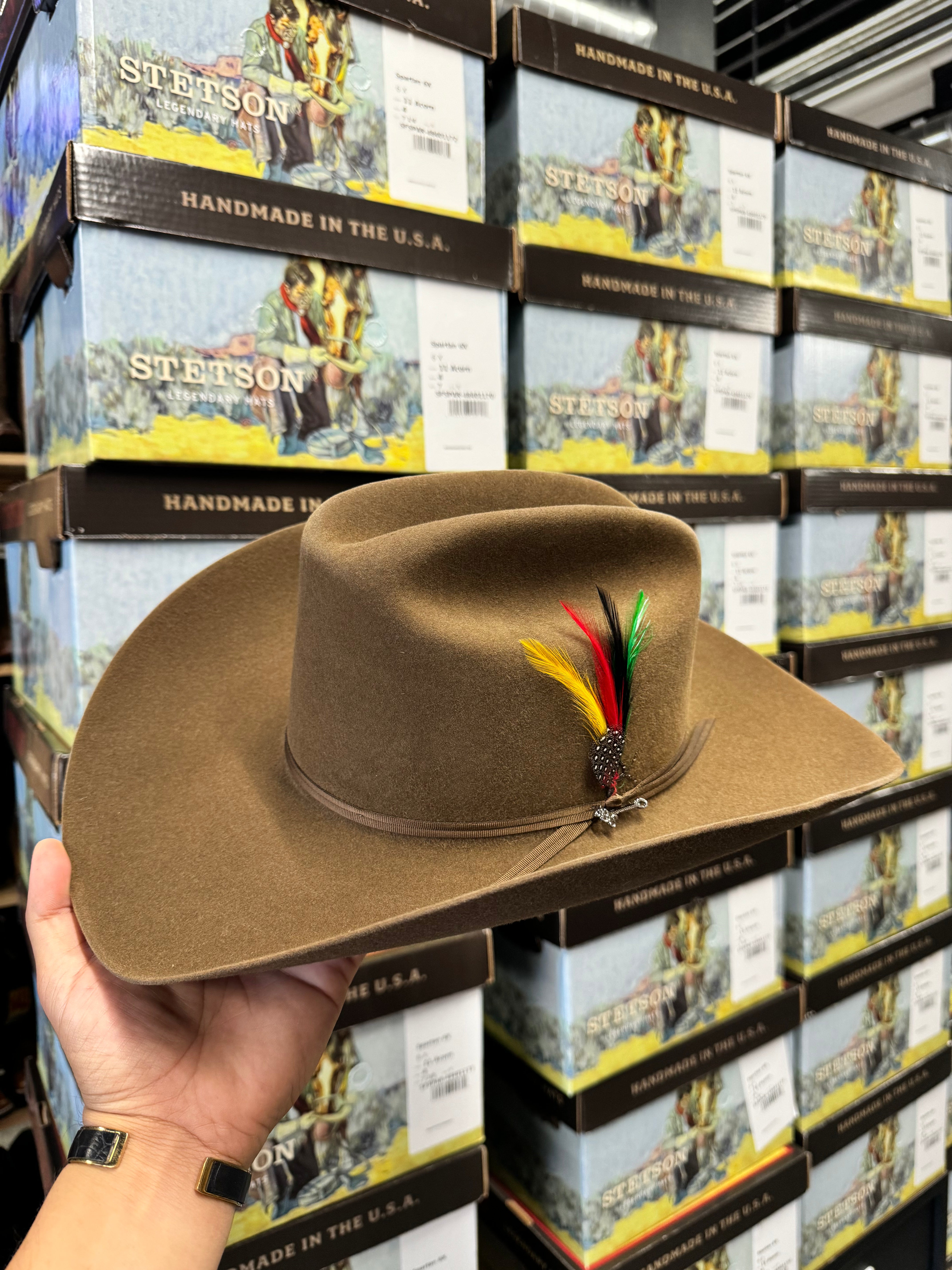 S.T 6x Spartan Acorn Cowboy Felt Hat Sinaloa (Copa Chica Falda/Brim 4")
