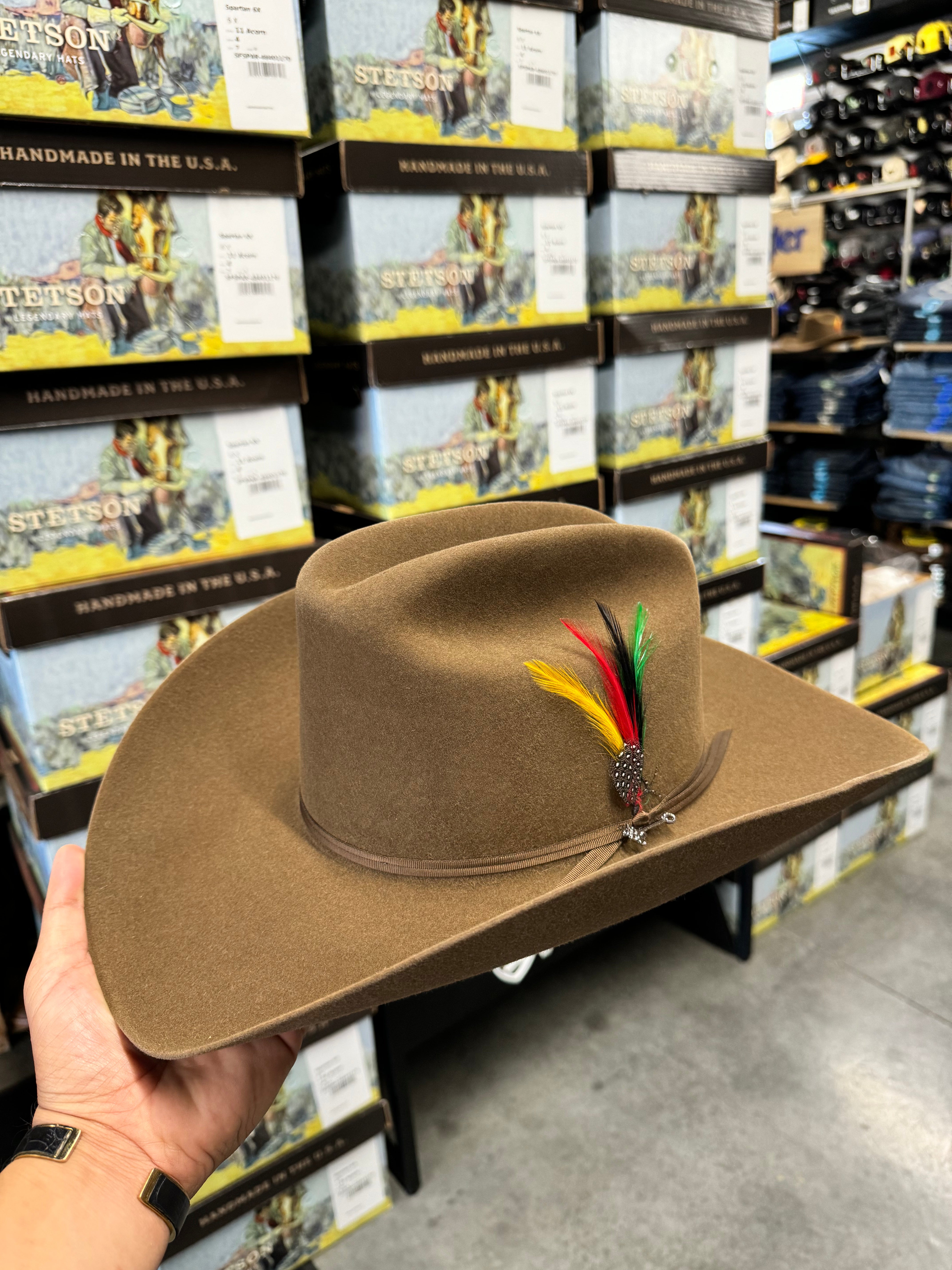 S.T 6x Spartan Acorn Cowboy Felt Hat Sinaloa (Copa Chica Falda/Brim 4")
