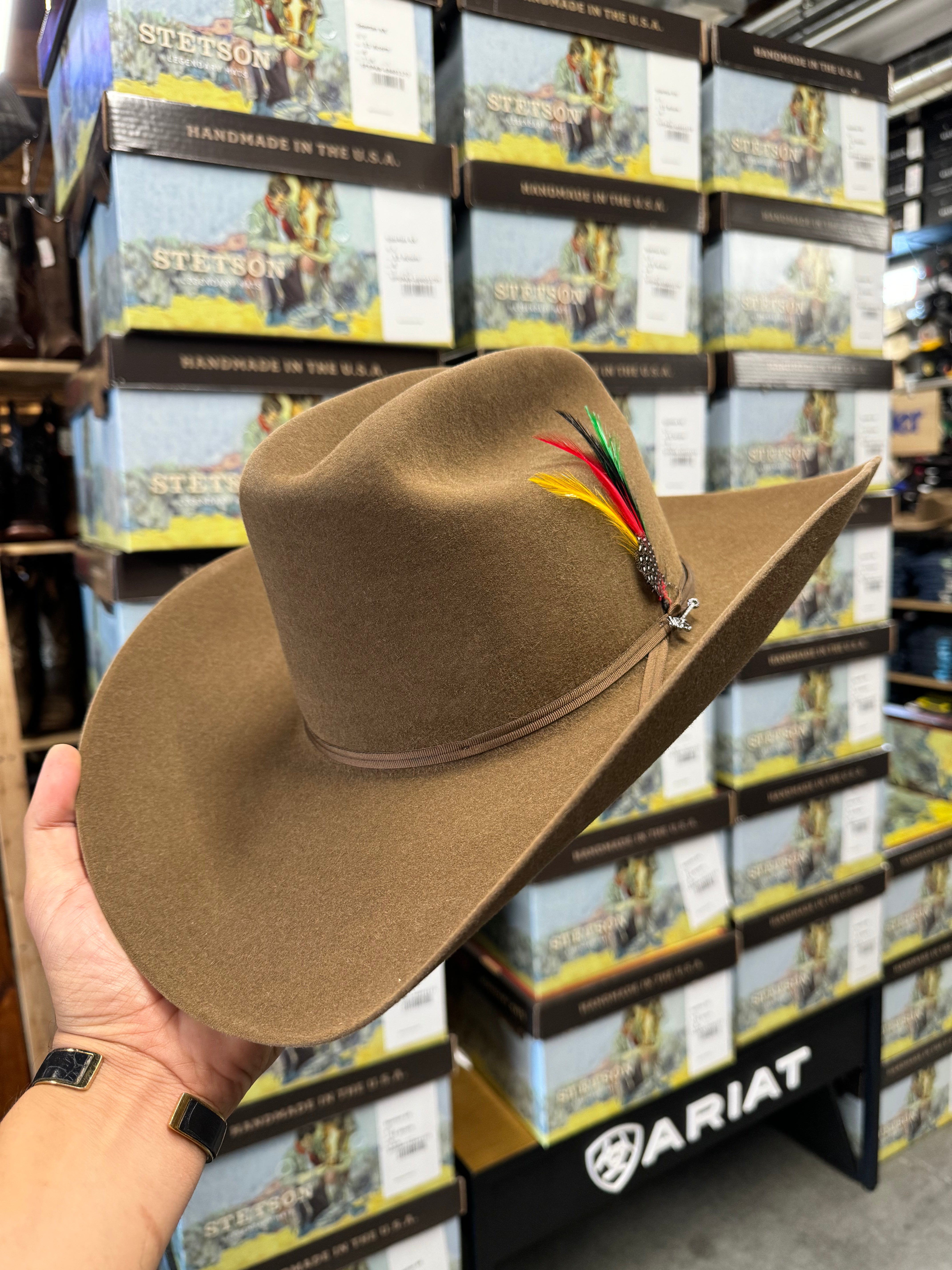S.T 6x Spartan Acorn Cowboy Felt Hat Sinaloa (Copa Chica Falda/Brim 4")