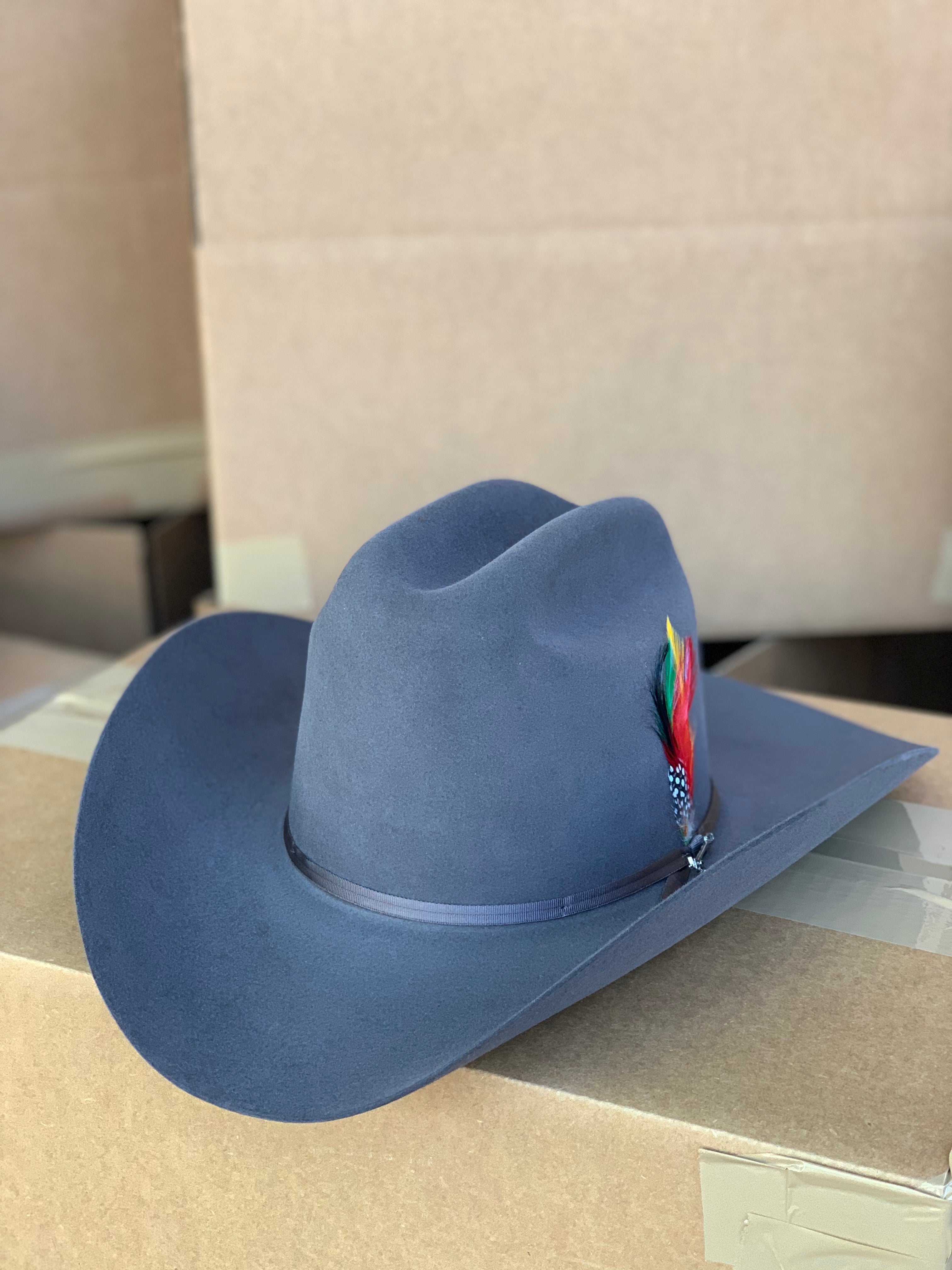 S.T 6x Rancher Bullet Cowboy Felt Hat Sinaloa (Copa Alta Falda/Brim 4")