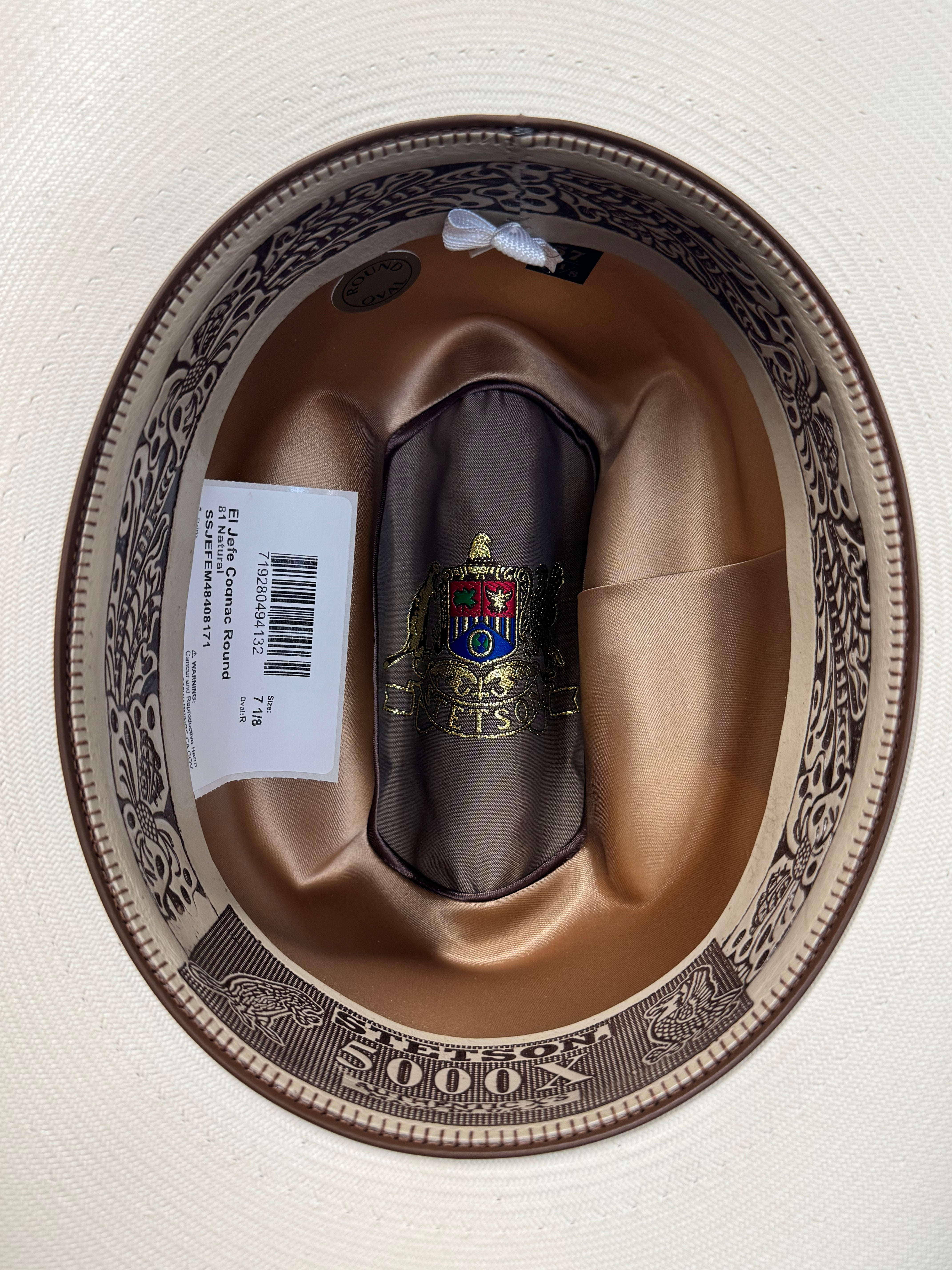 S.T El Jefe 5,000x S.TRAW COWBOY HAT