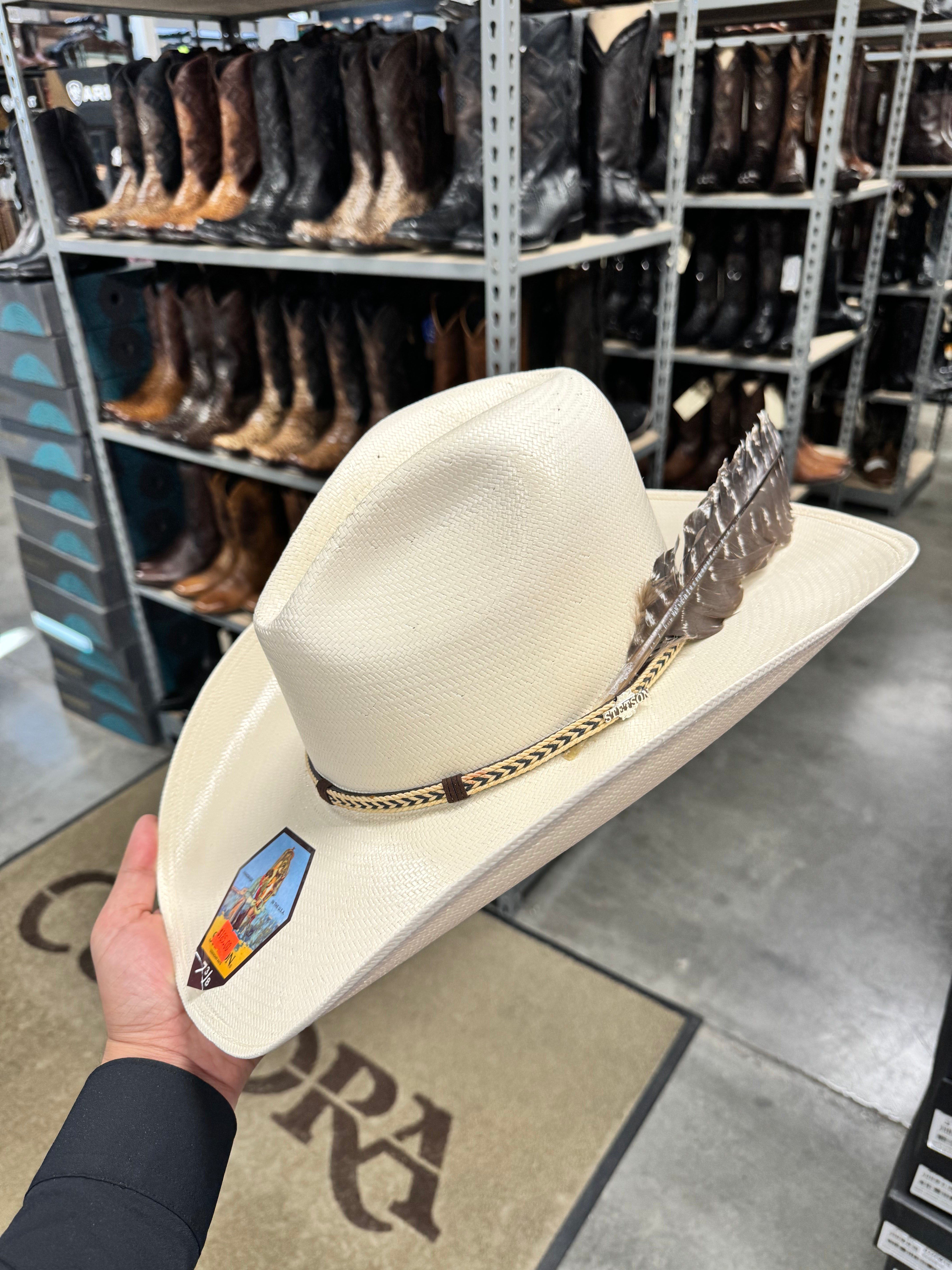 S.T Centennial 10X Straw Hat 4 1/2" Brim