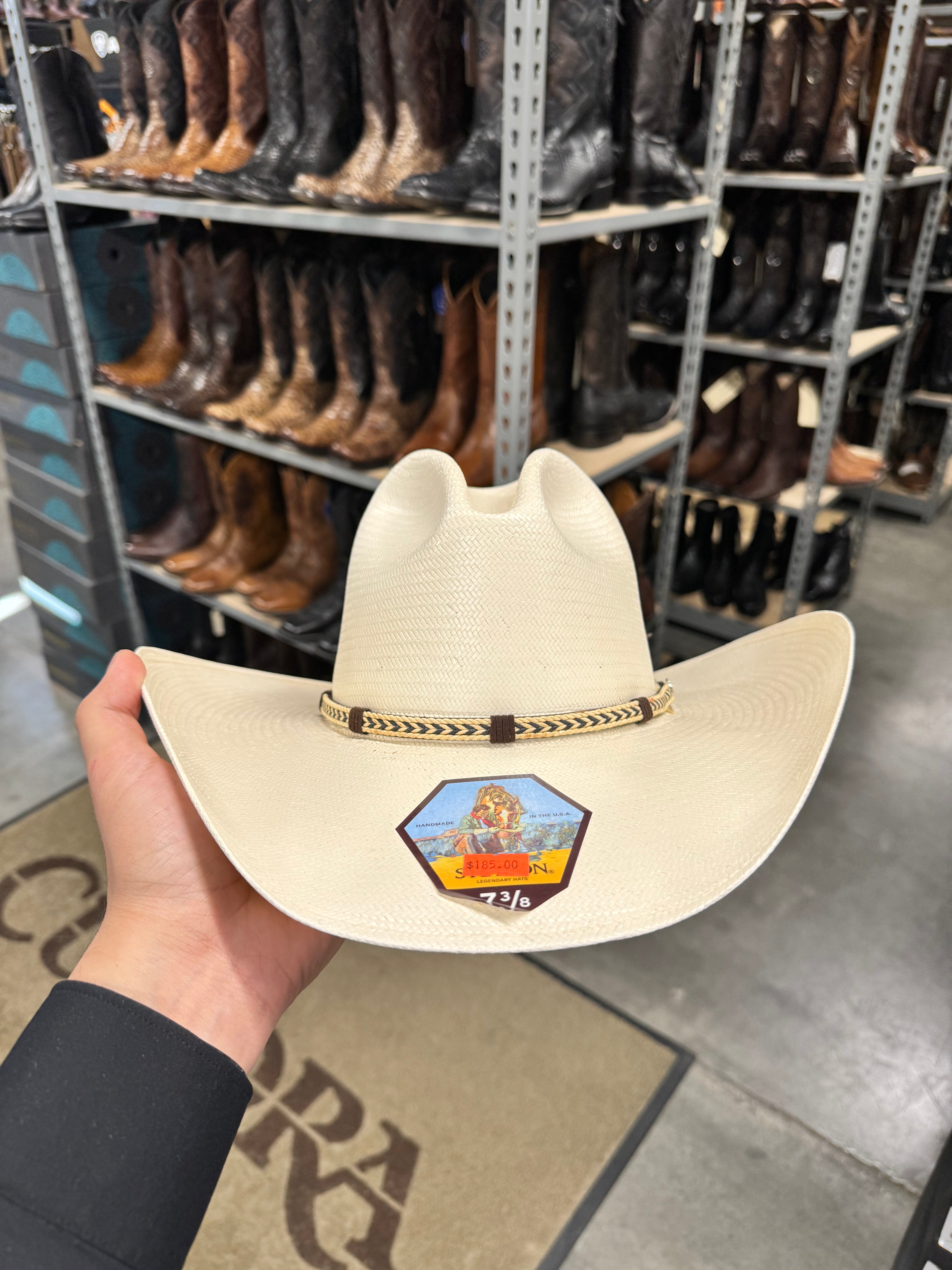 S.T Centennial 10X Straw Hat 4 1/2" Brim