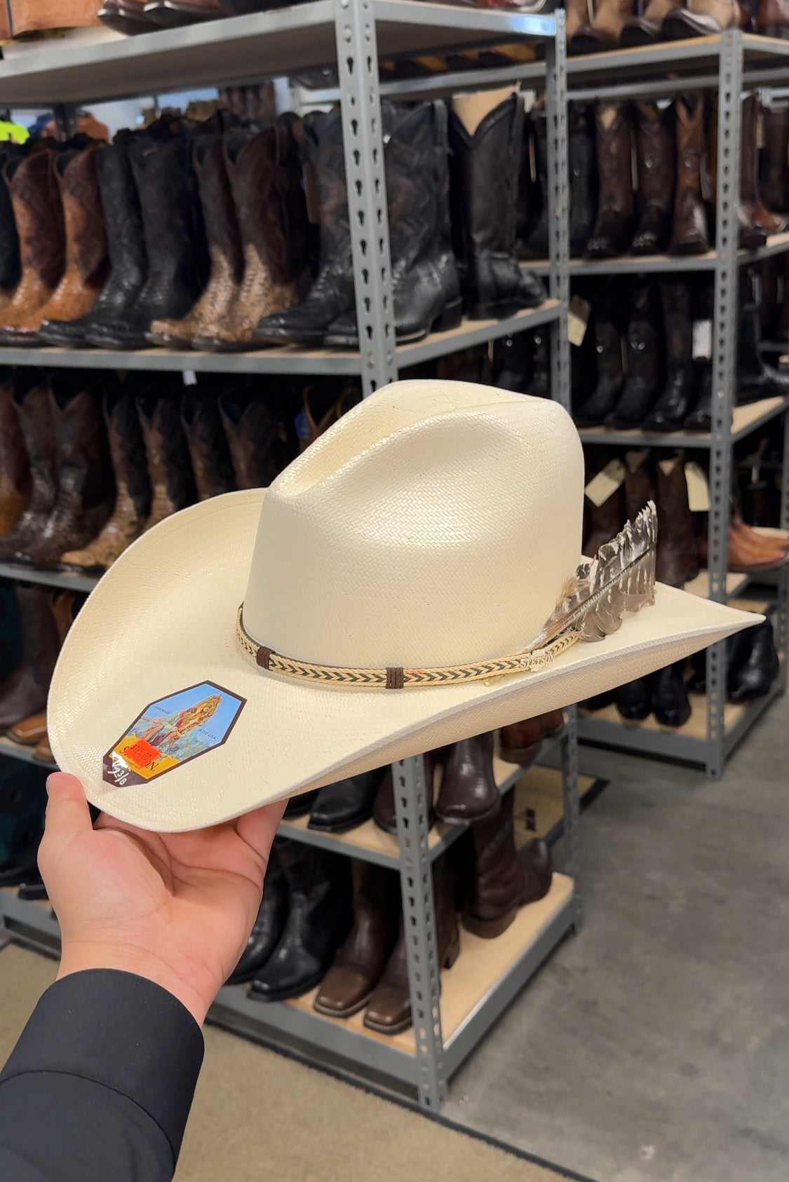 S.T Centennial 10X Straw Hat 4 1/2" Brim