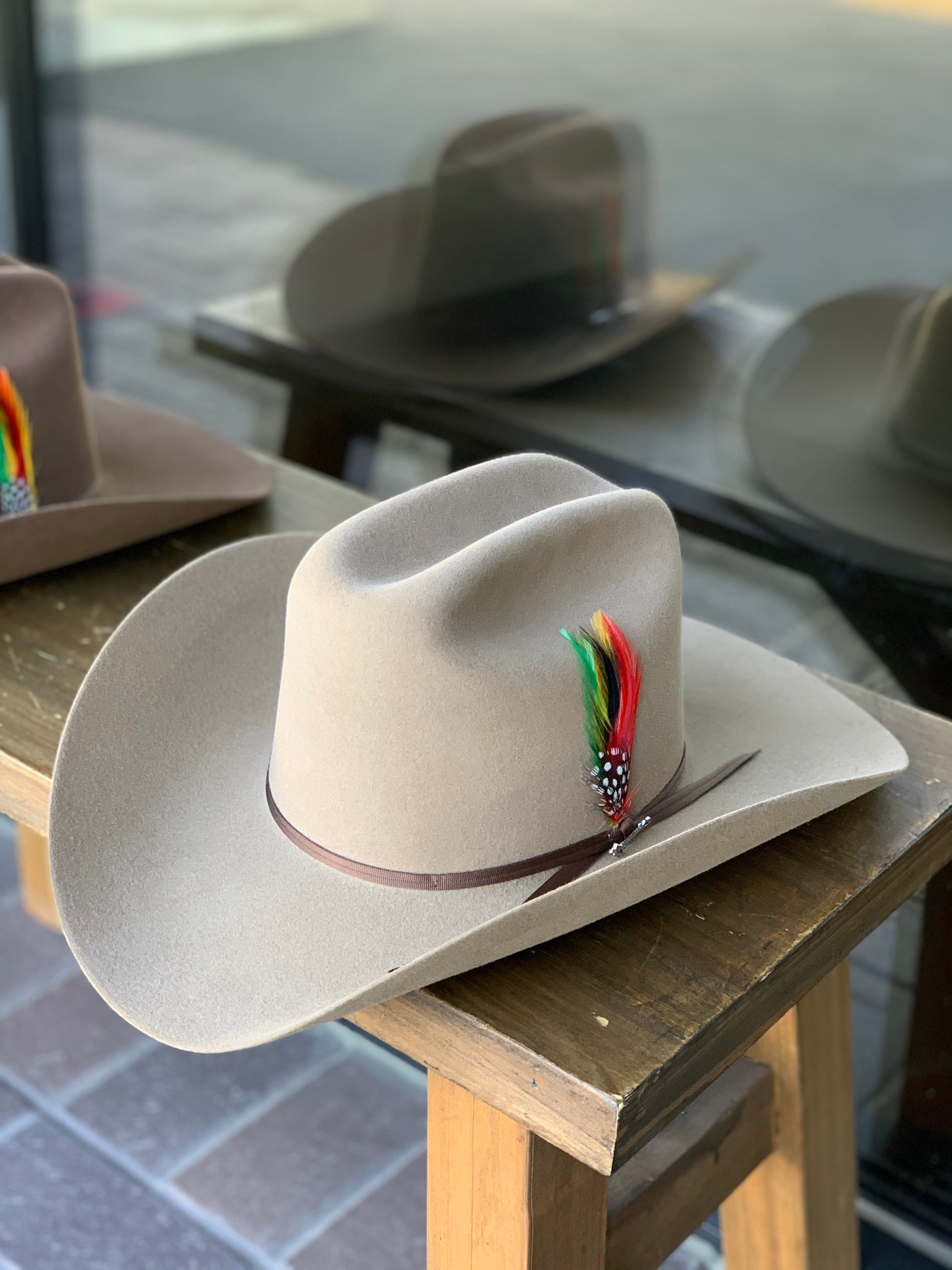 S.T 6x Rancher Sahara Cowboy Felt Hat (Copa Alta Falda/Brim 4")