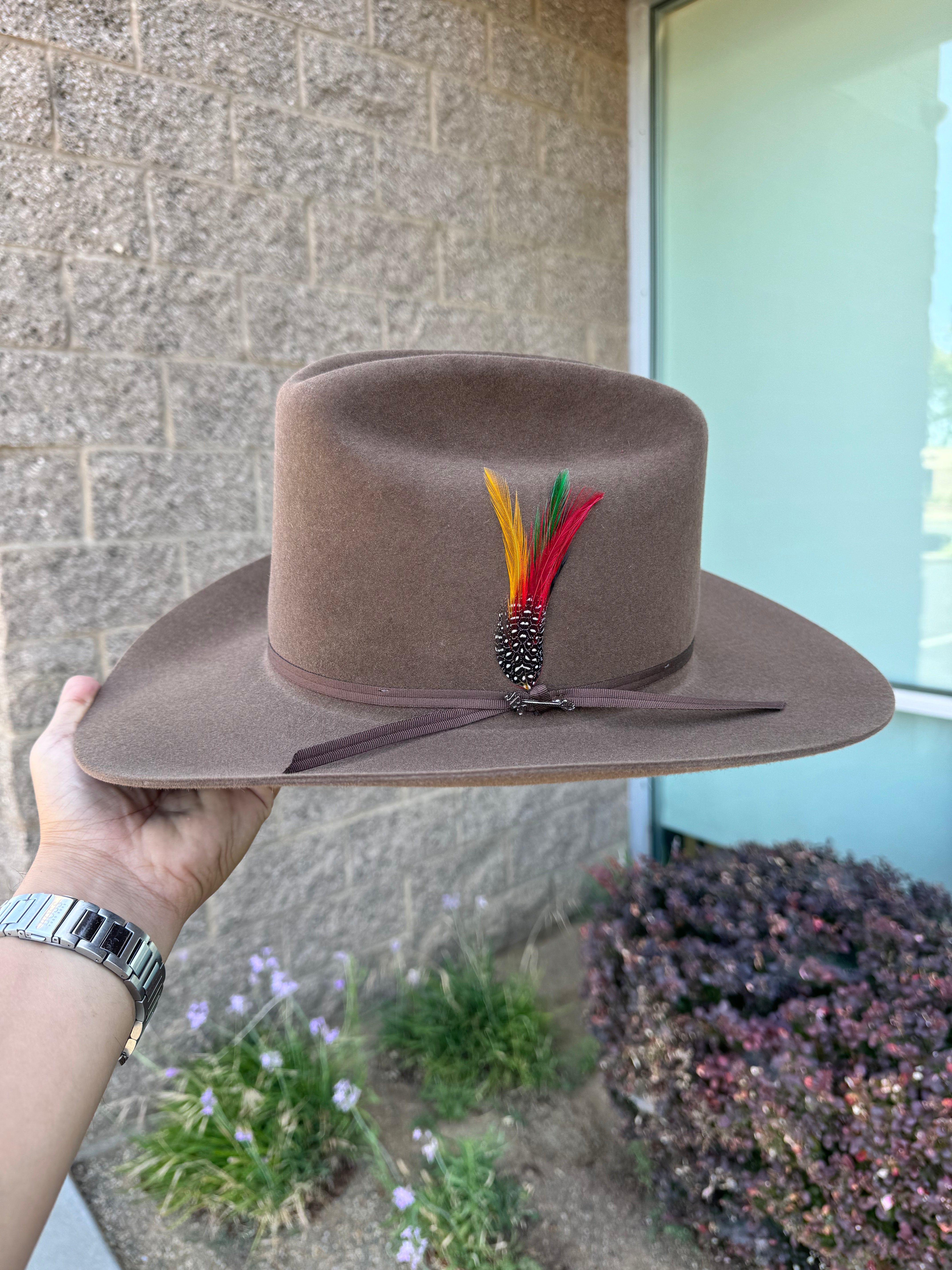 S.T 6x Rancher Acorn Cowboy Felt Hat (Copa Alta Falda/Brim 3.5")