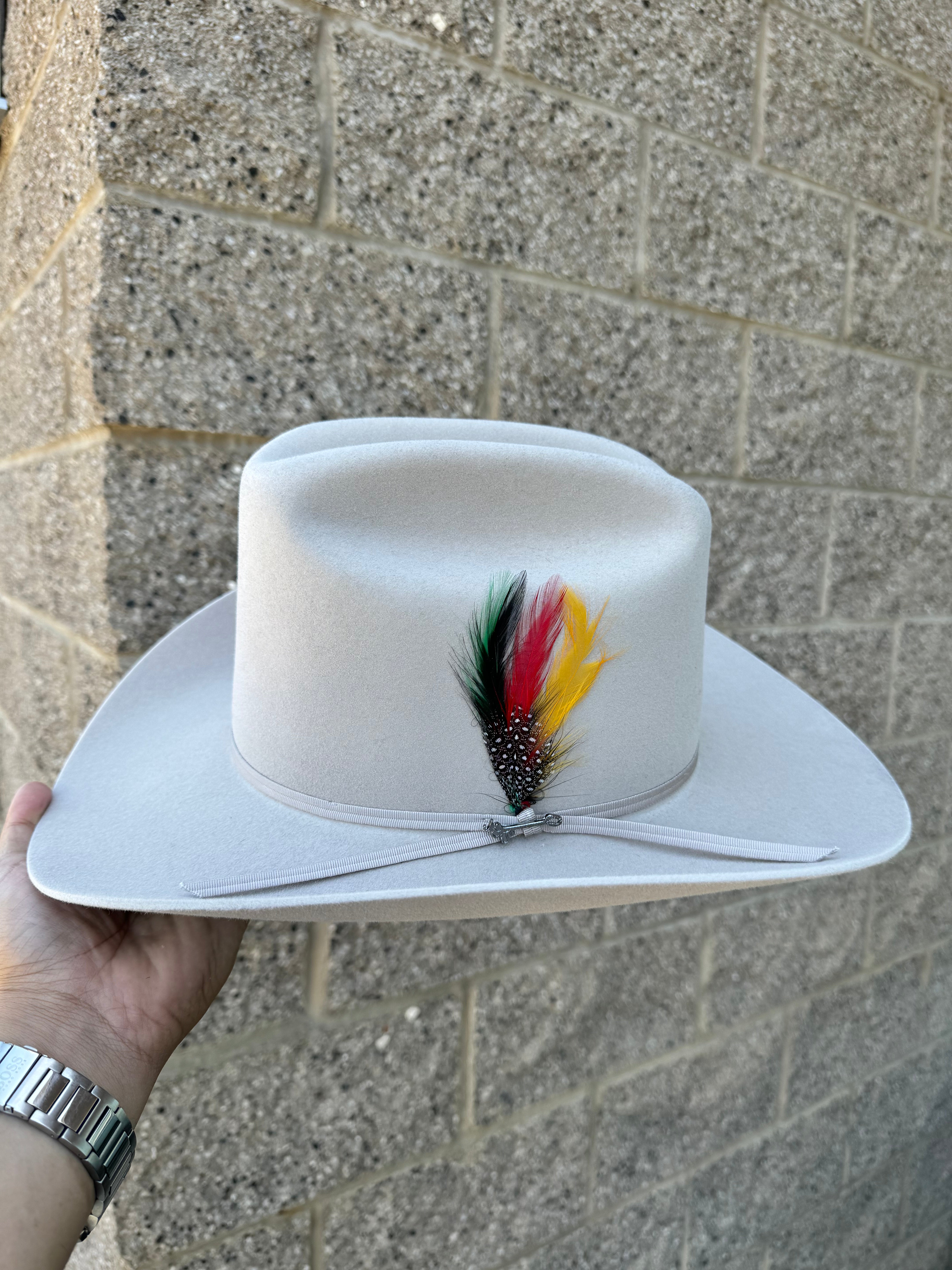 S.T 6x Rancher Silverbelly Cowboy Felt Hat Sinaloa (Copa Alta Falda/Brim 3.5")