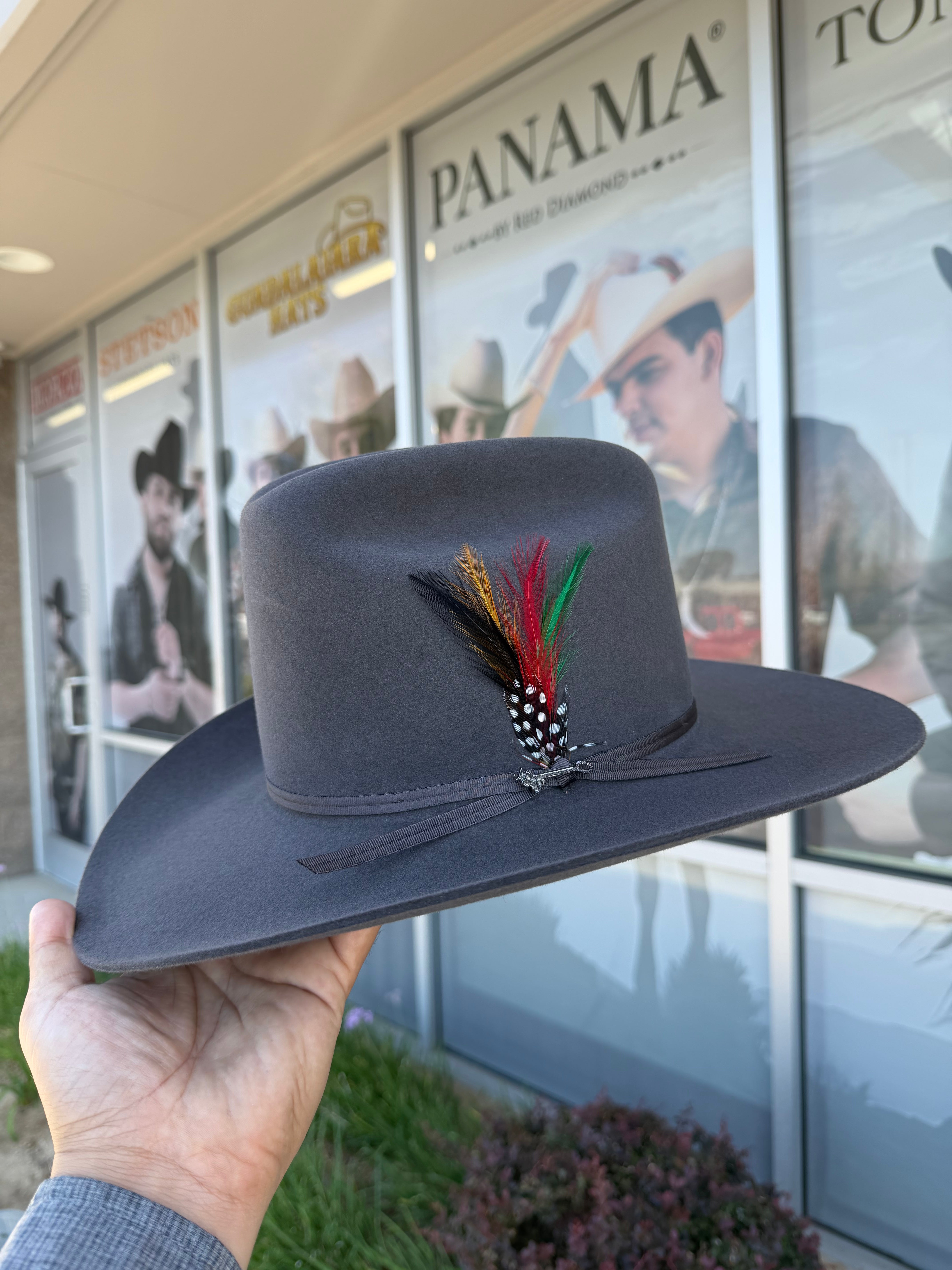 S.T 6x Rancher Bullet Cowboy Felt Hat Sinaloa (Copa Alta Falda/Brim 3.5")