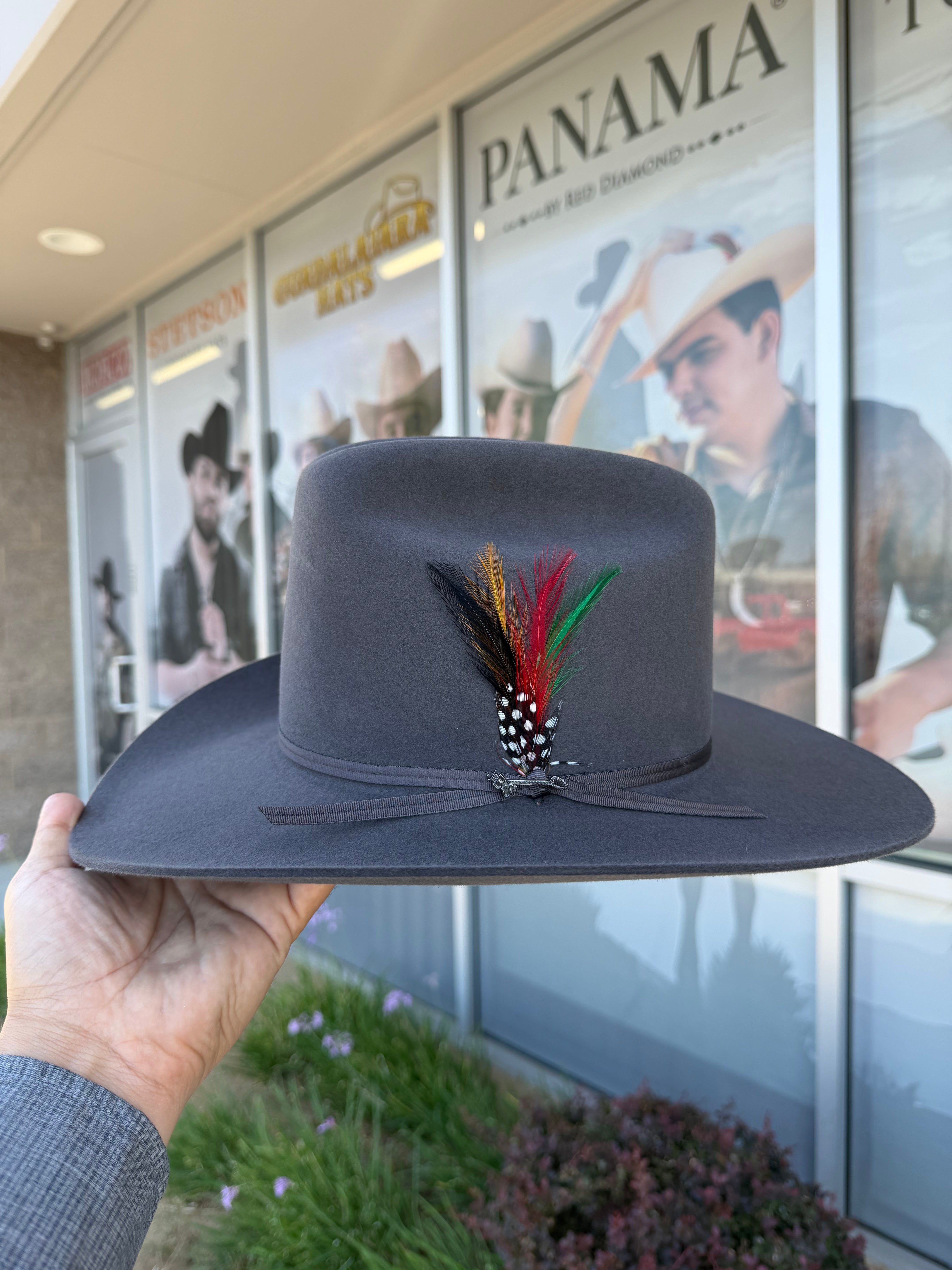 S.T 6x Rancher Bullet Cowboy Felt Hat Sinaloa (Copa Alta Falda/Brim 3.5")