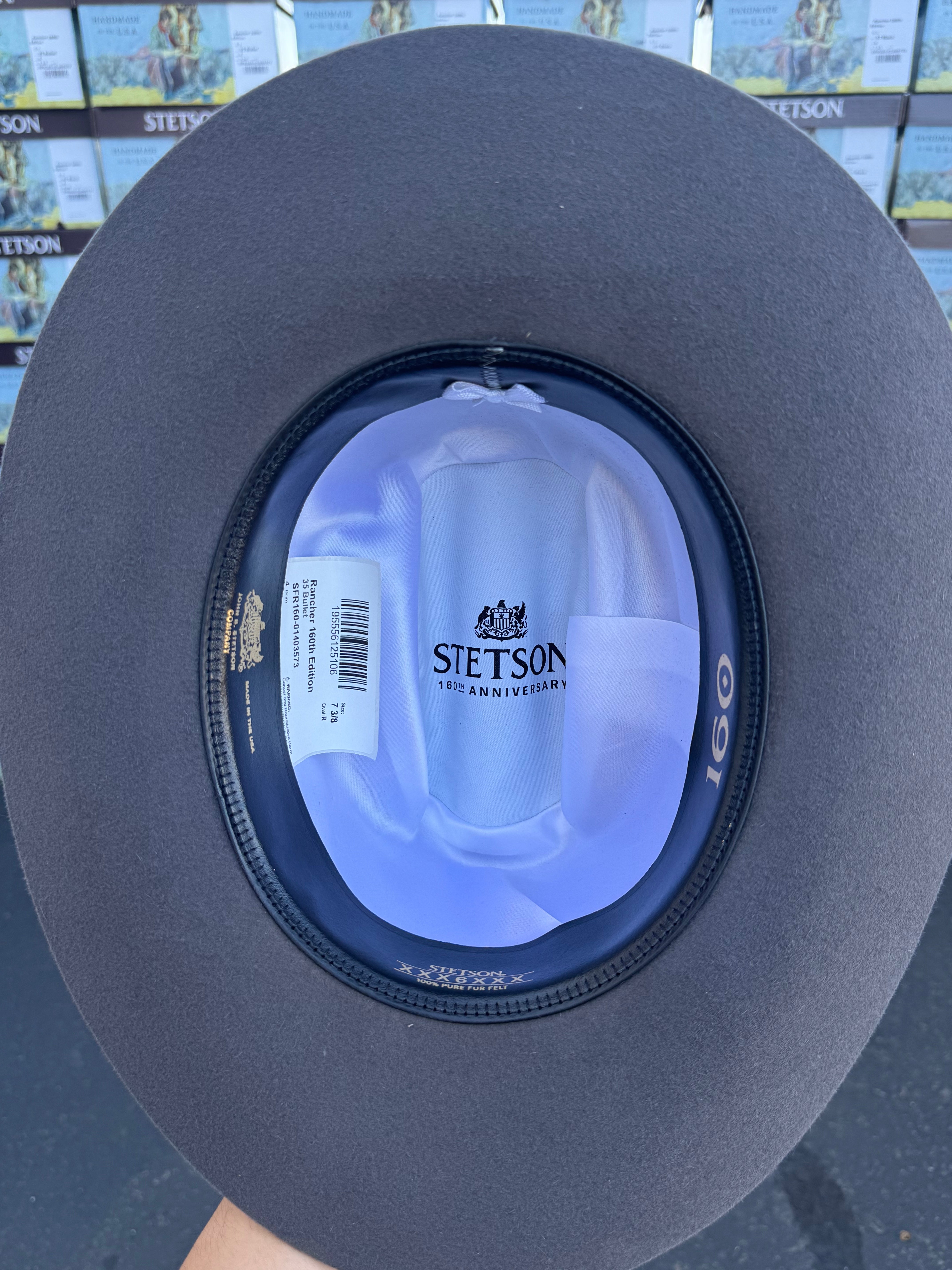 S.T 6x Rancher Bullet Cowboy Felt Hat Sinaloa (Copa Alta Falda/Brim 3.5") 160th EDITION