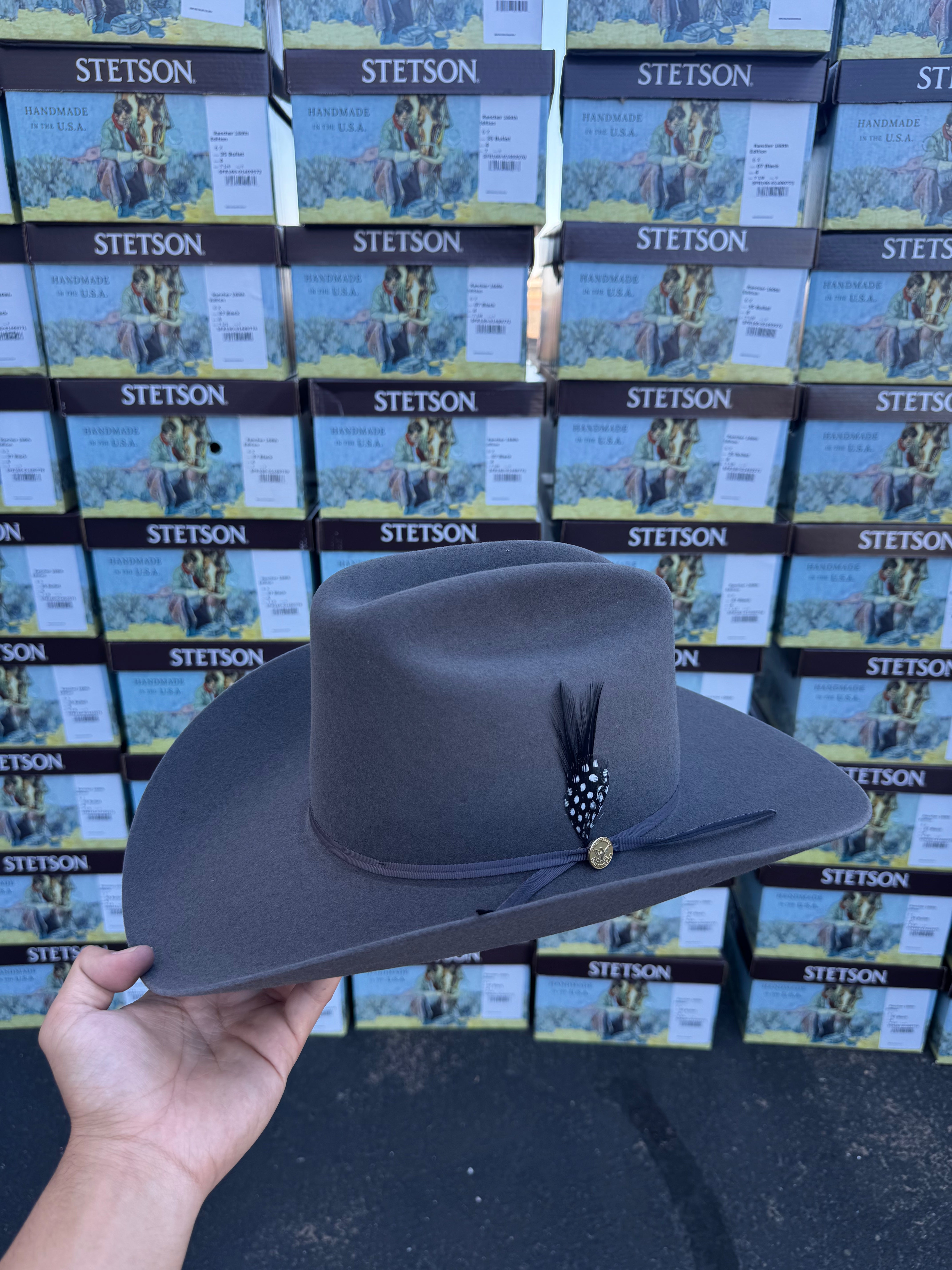 S.T 6x Rancher Bullet Cowboy Felt Hat Sinaloa (Copa Alta Falda/Brim 4") 160th EDITION