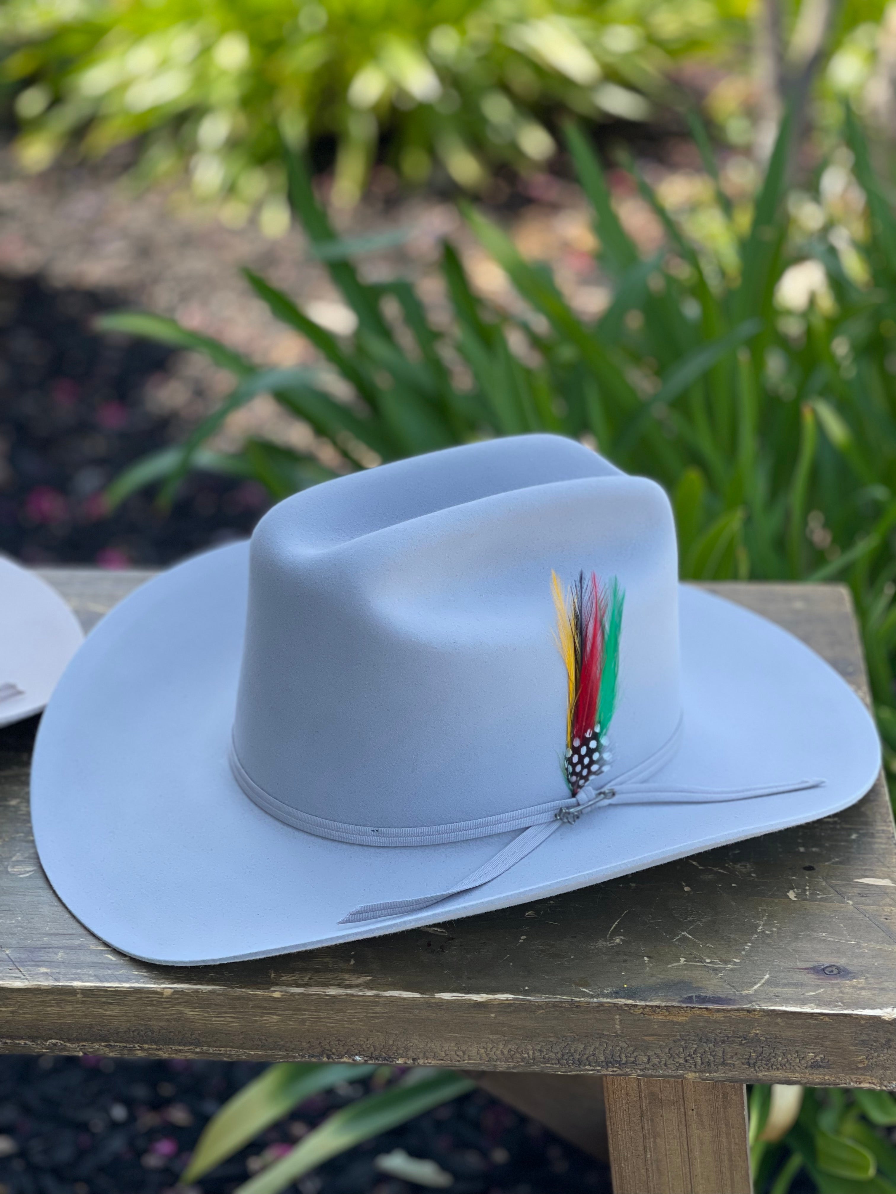 S.T 6x Spartan Mist Grey Cowboy Felt Hat Sinaloa (Copa Chica Falda/Brim 3.5")
