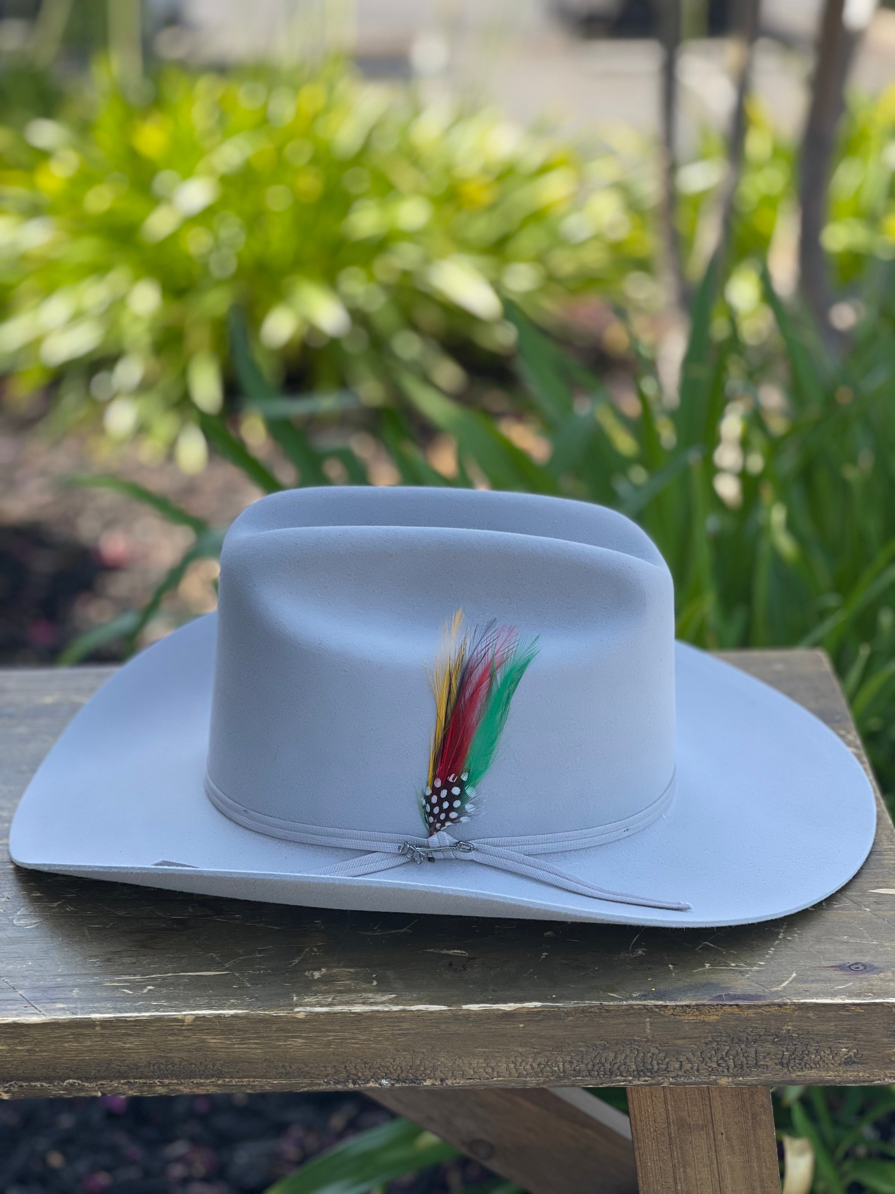 S.T 6x Spartan Mist Grey Cowboy Felt Hat Sinaloa (Copa Chica Falda/Brim 3.5")