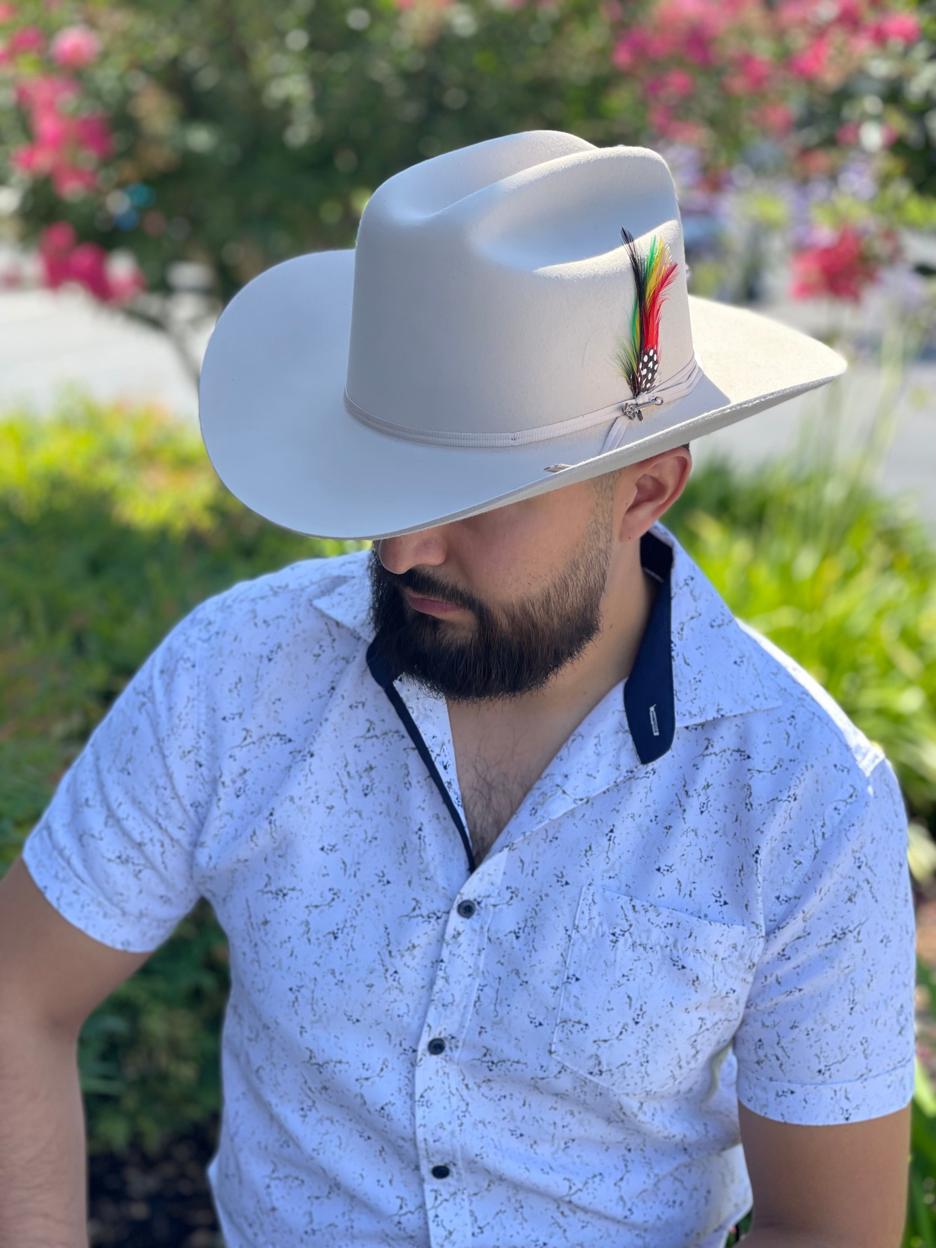 S.T 6x Spartan Silverbelly Cowboy Felt Hat Sinaloa (Copa Chica Falda/Brim 3.5")