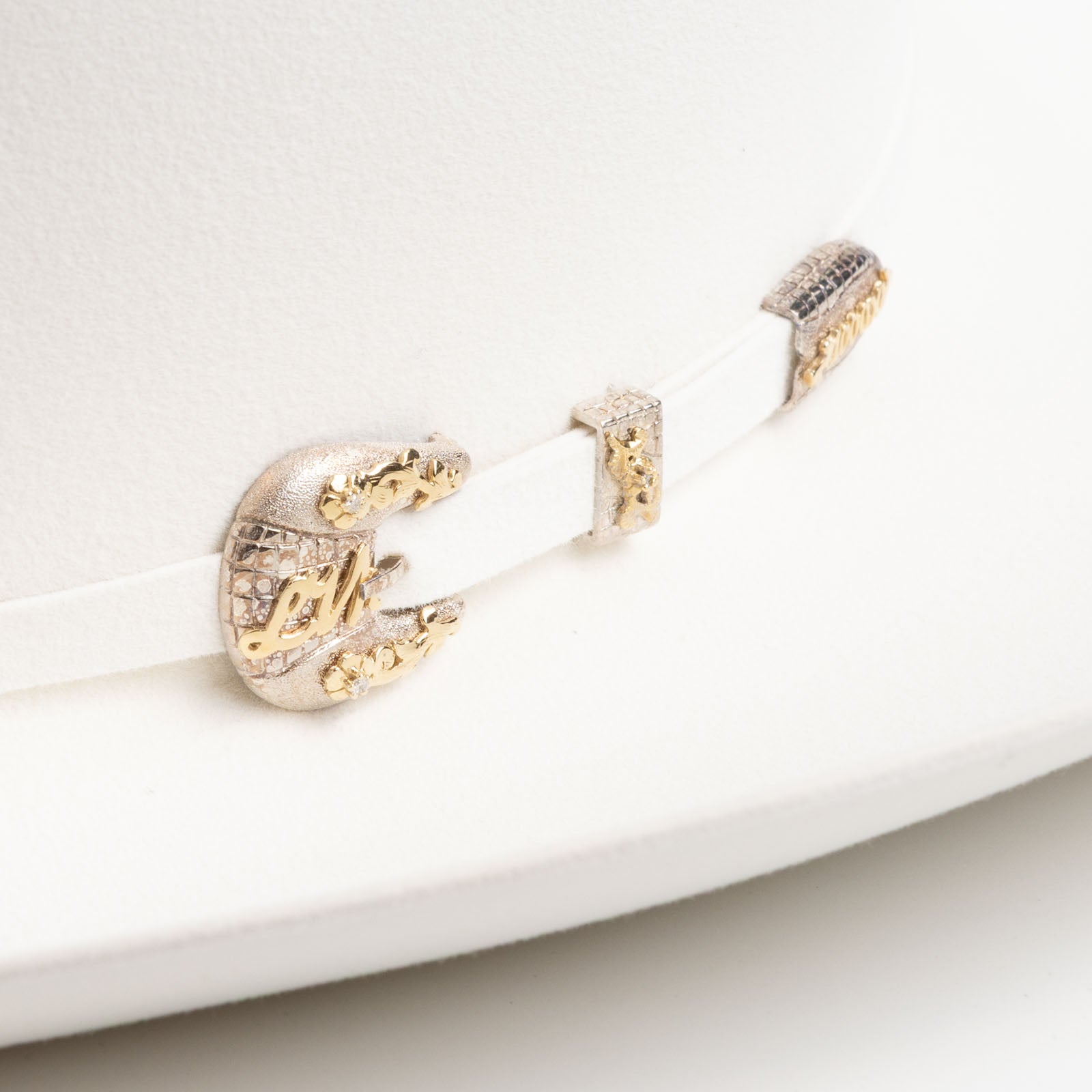 Imperial in White | Larry Mahan Fur Felt Western