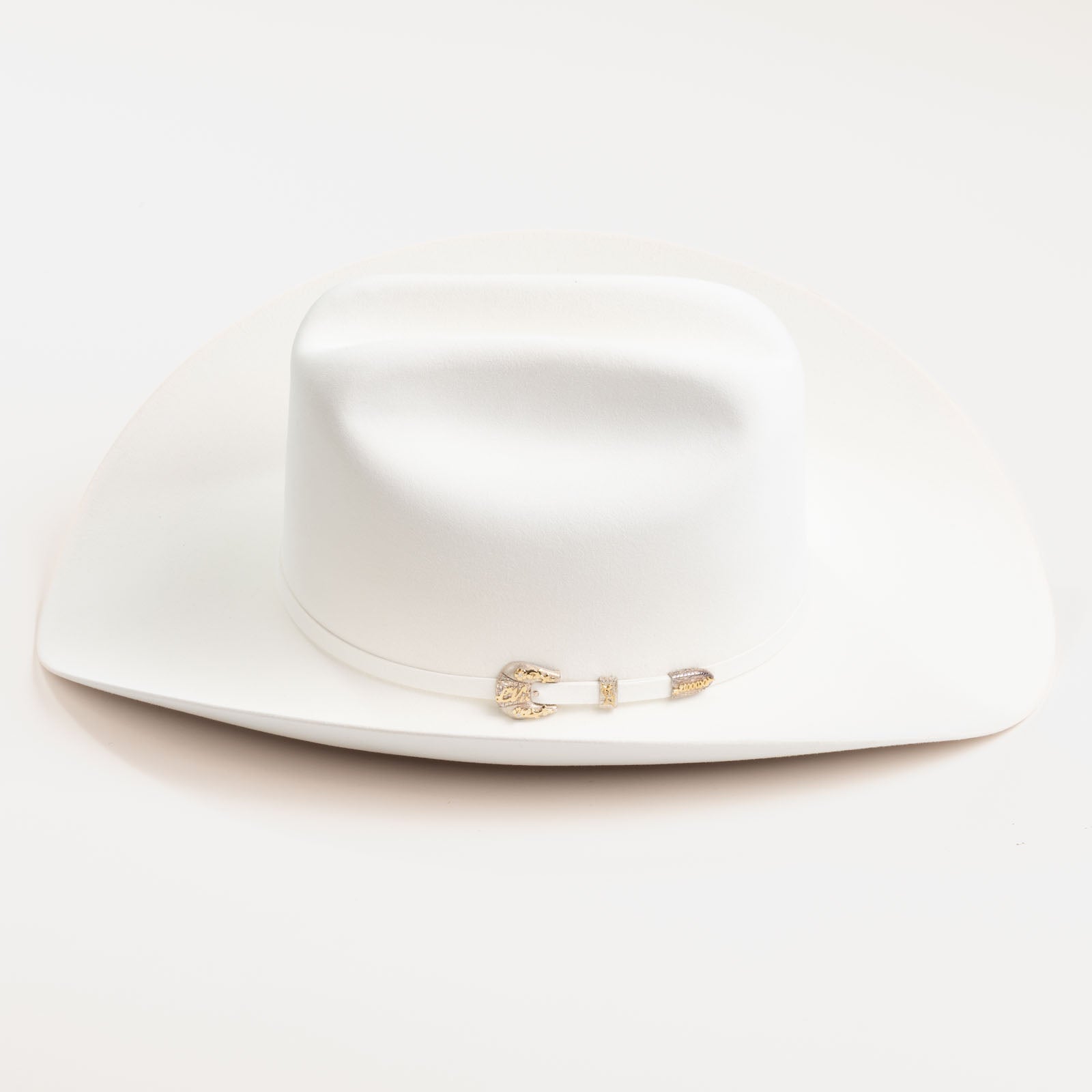 Imperial in White | Larry Mahan Fur Felt Western