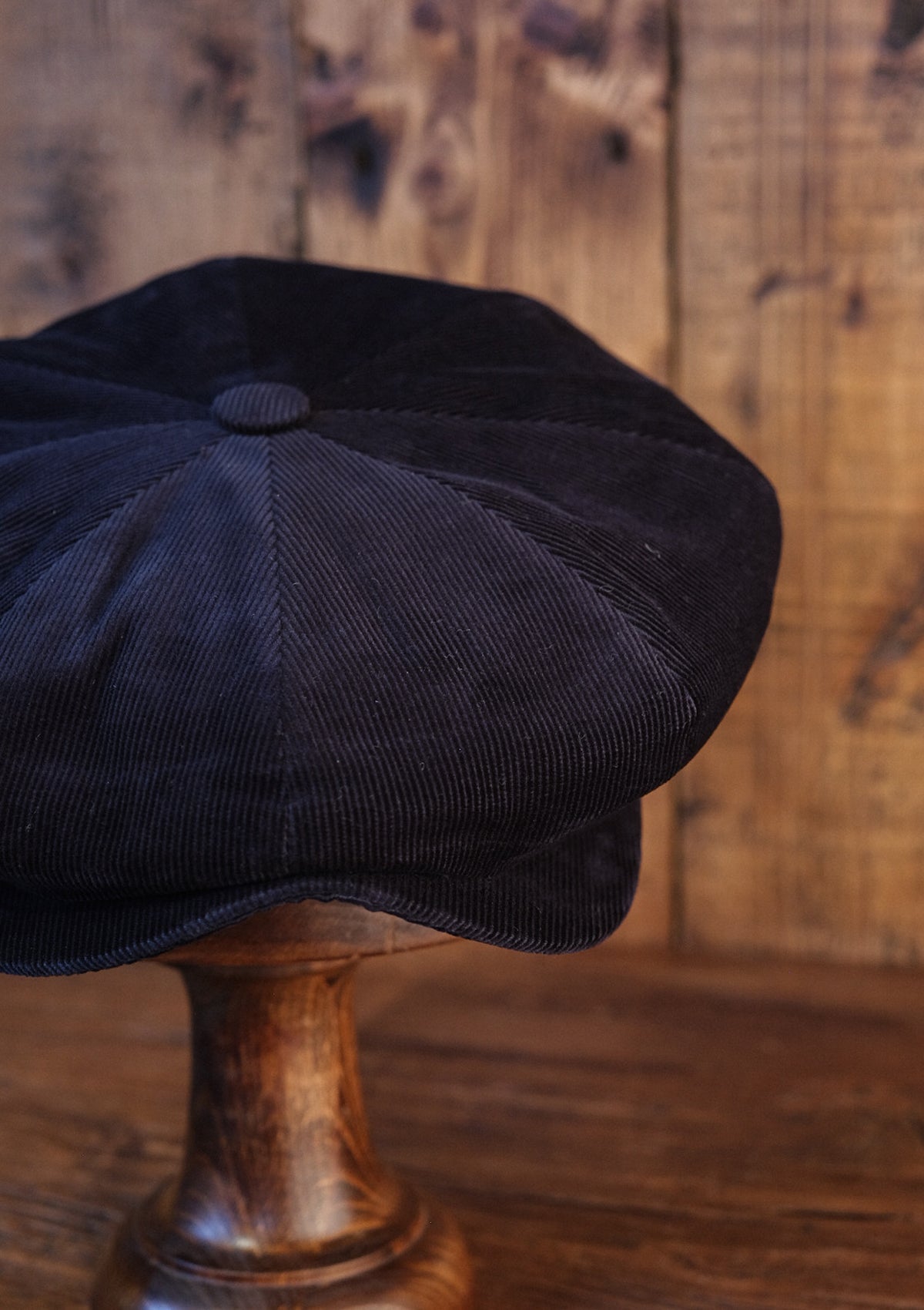 Stanton Baker Boy - (Wide Width) Navy Needlecord