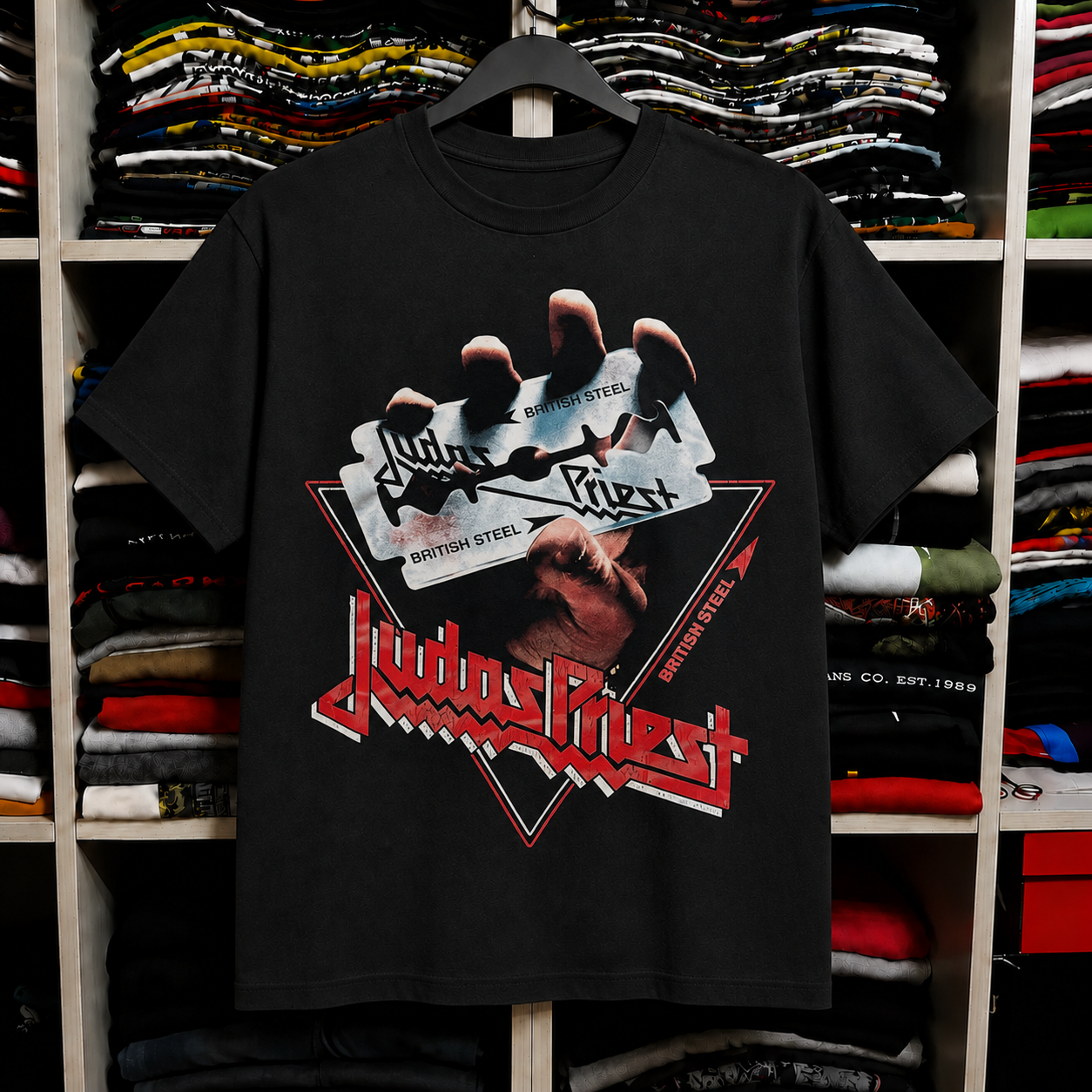 Vintage Judas Priest Fuel For Life Concert T Shirt 1986 Black