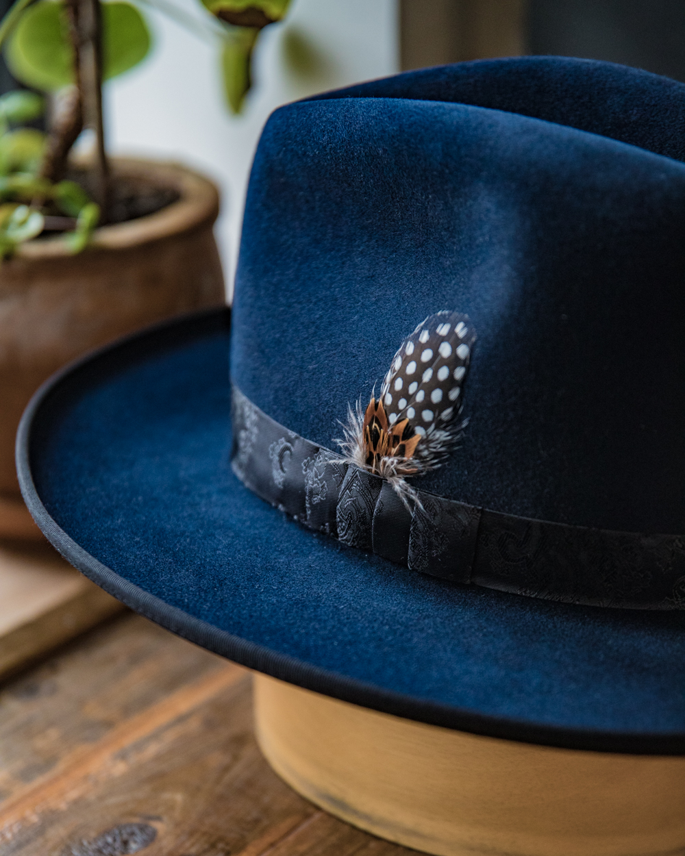 The Midnight Paisley Fedora