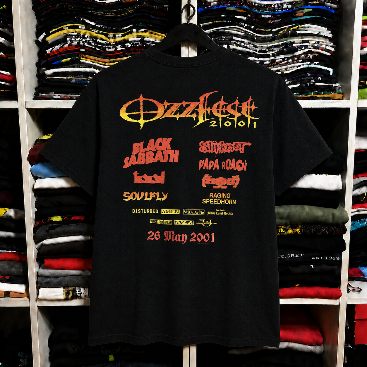 ☠️Ozzfest 1996-2008 Tour band t-shirt Collection🎸