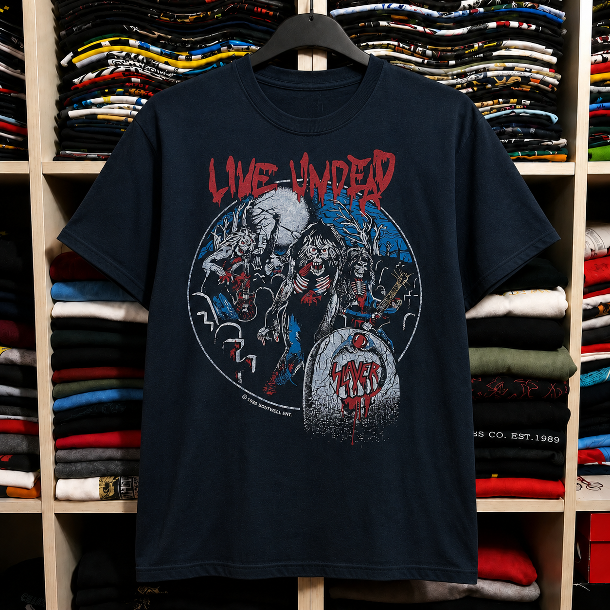 Hard To Find Vintage Slayer Tour Tee, Nearly Sold Out