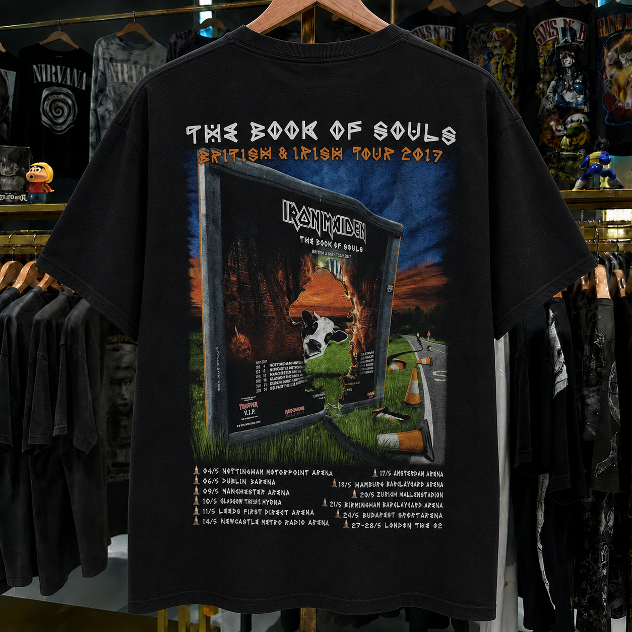 Rare Hard To Find Vintage Iron Maiden T-Shirt
