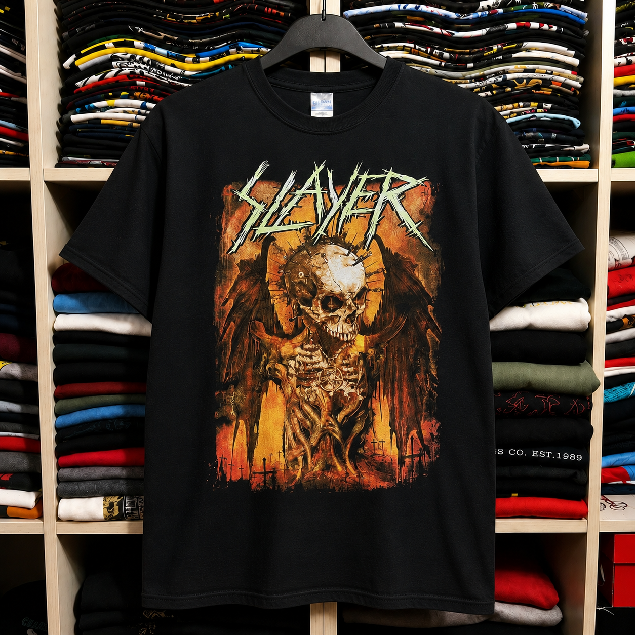 Hard To Find Vintage Slayer Tour Tee, Nearly Sold Out