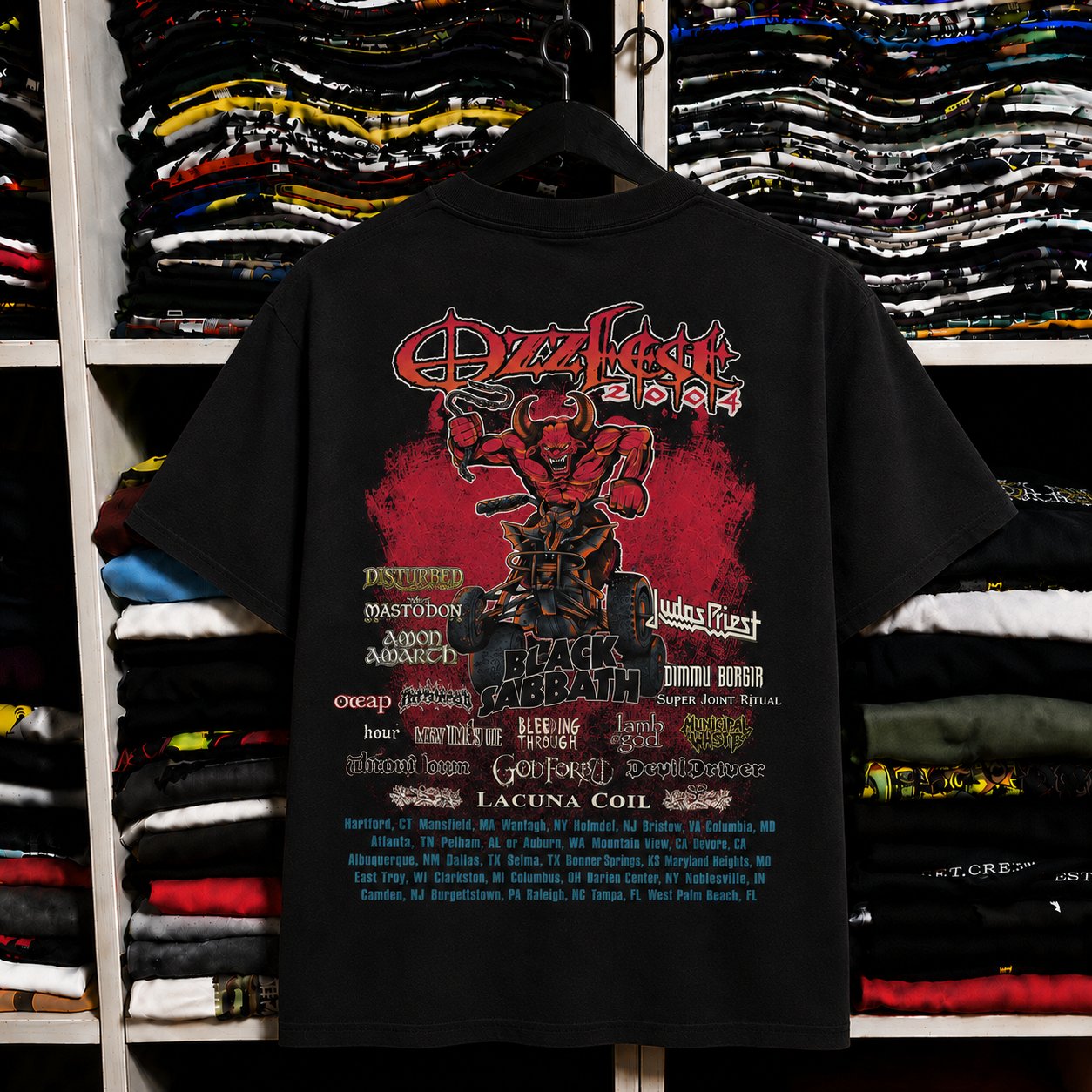 ☠️Ozzfest 1996-2008 Tour band t-shirt Collection🎸
