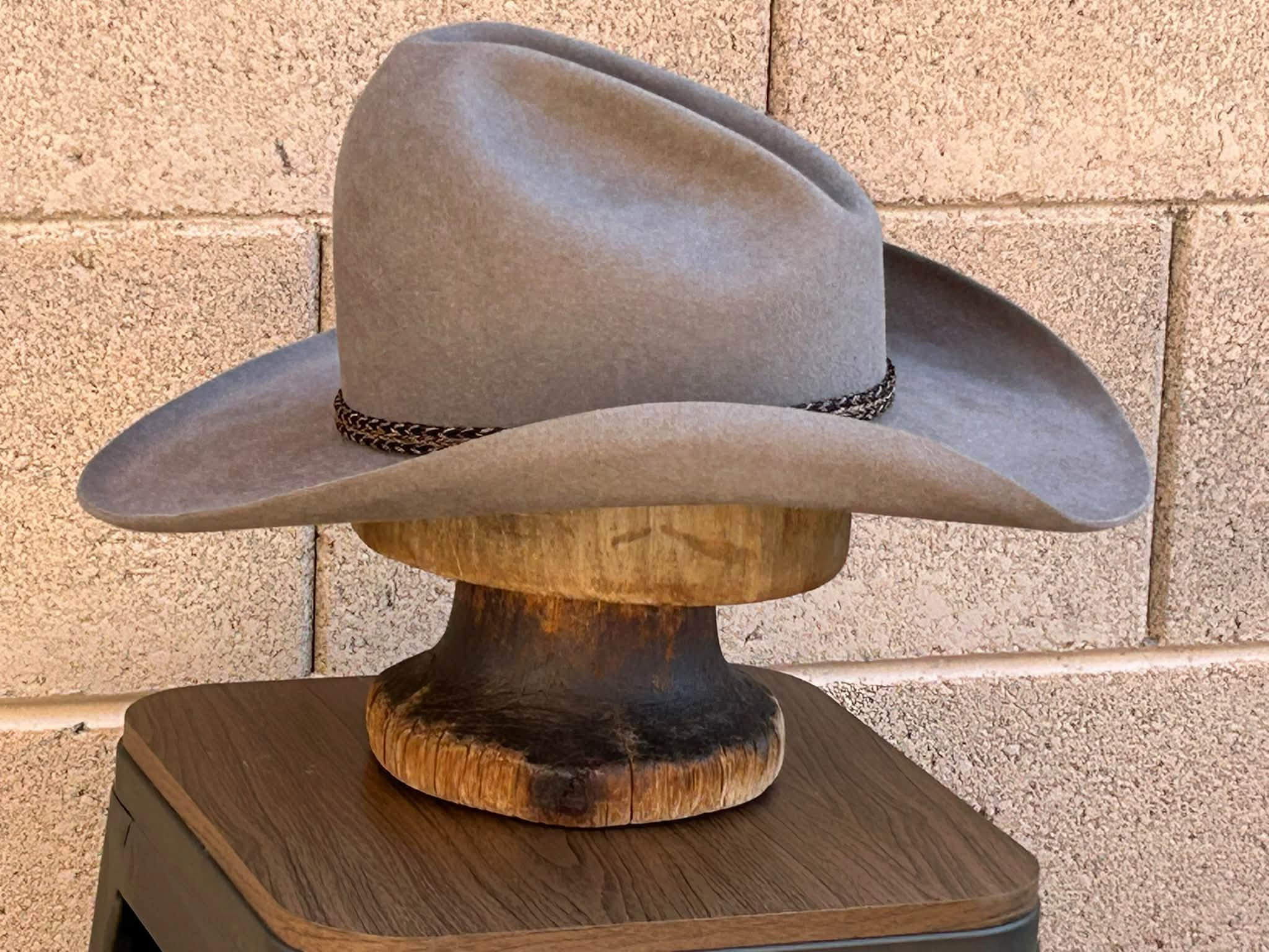 Montana Slope Gus Style Pure Beaver Belly Cowboy Hat
