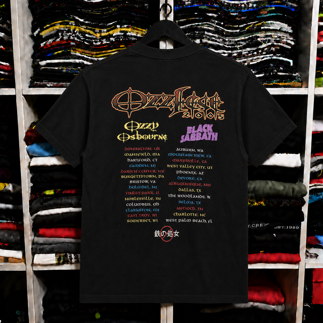 ☠️Ozzfest 1996-2008 Tour band t-shirt Collection🎸