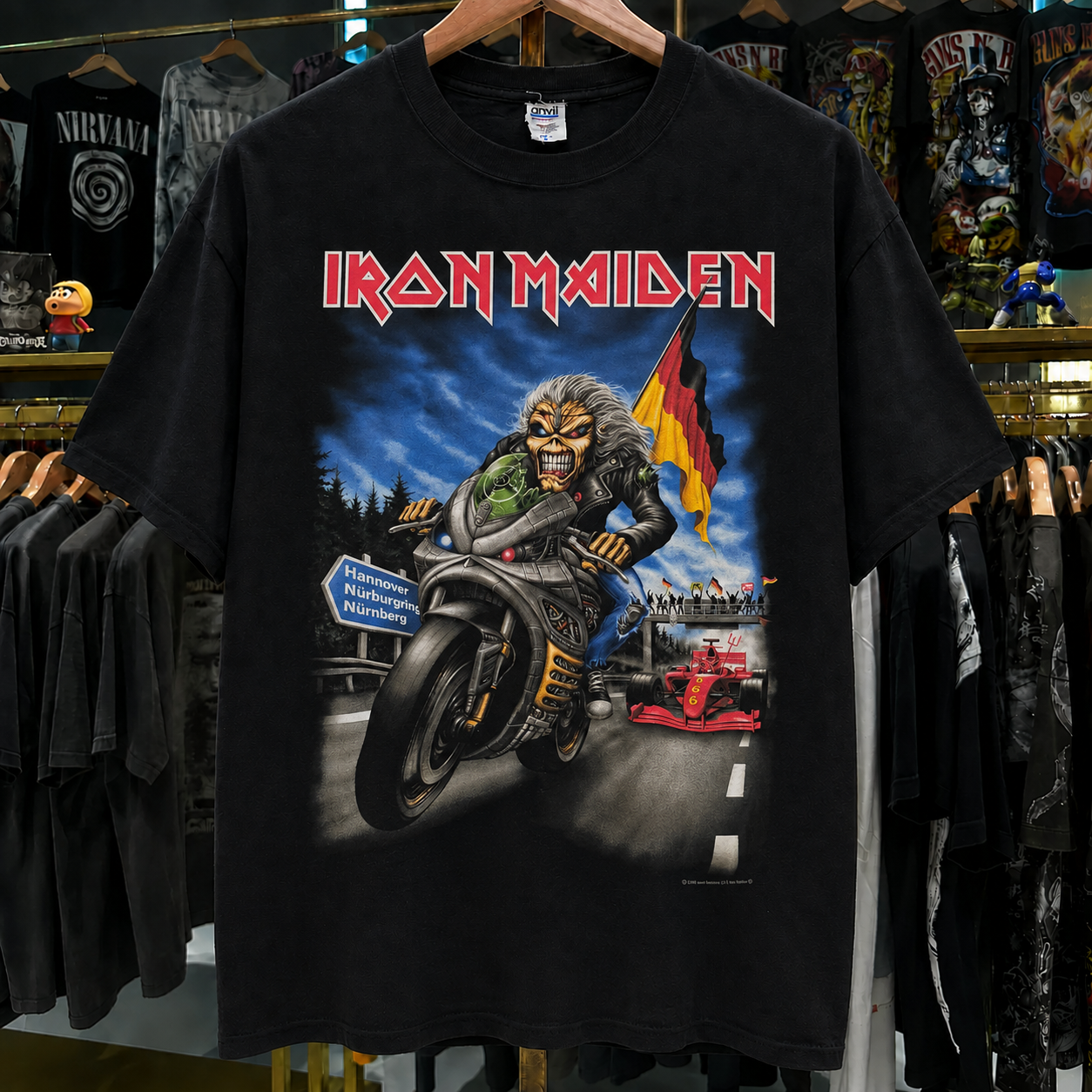Rare Hard To Find Vintage Iron Maiden T-Shirt