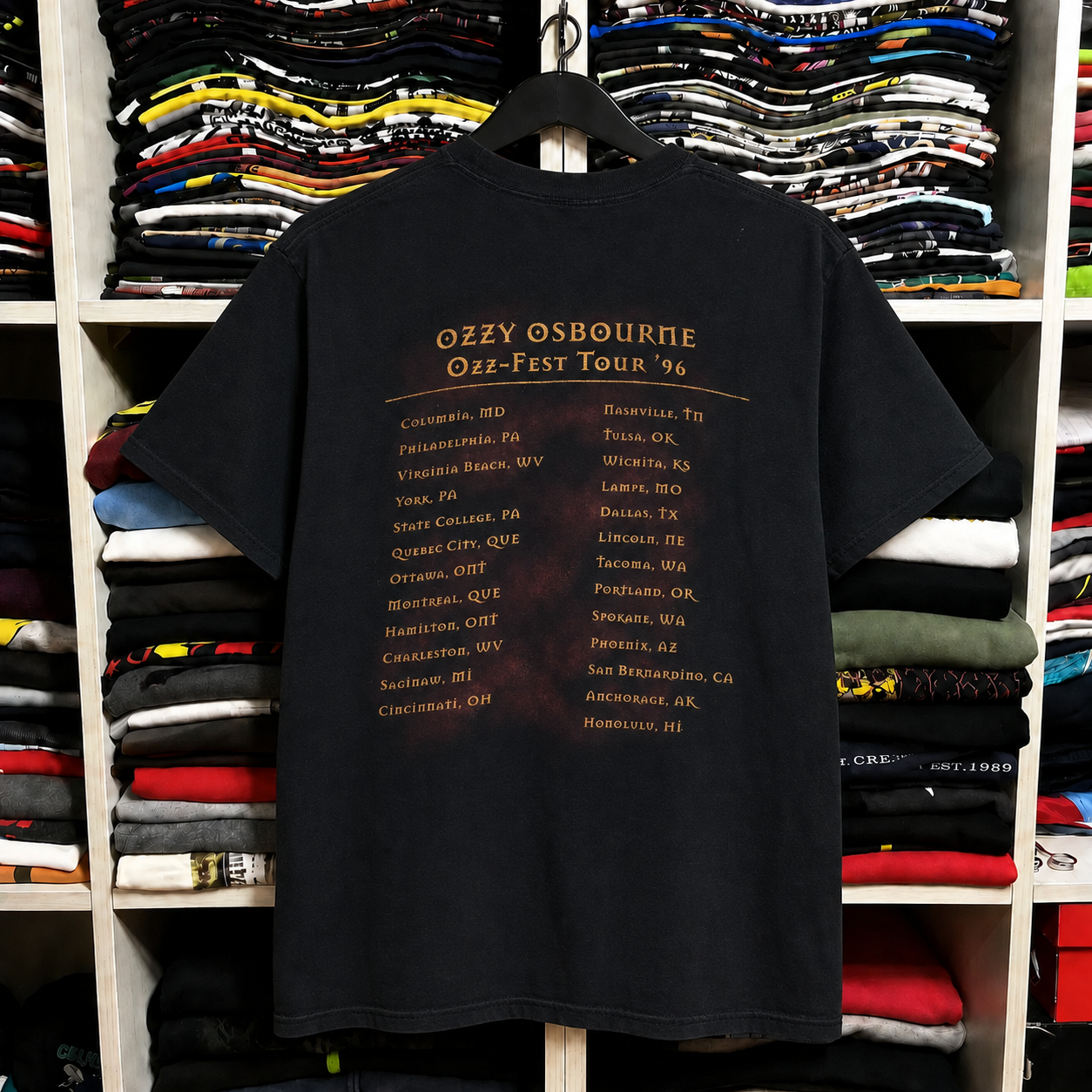☠️Ozzfest 1996-2008 Tour band t-shirt Collection🎸