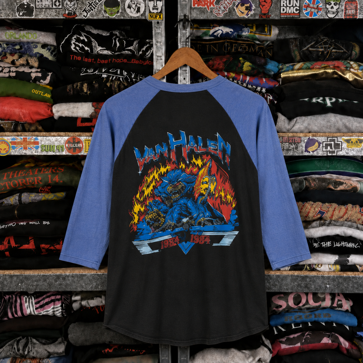 Vintage Van Halen Raglan T-Shirt