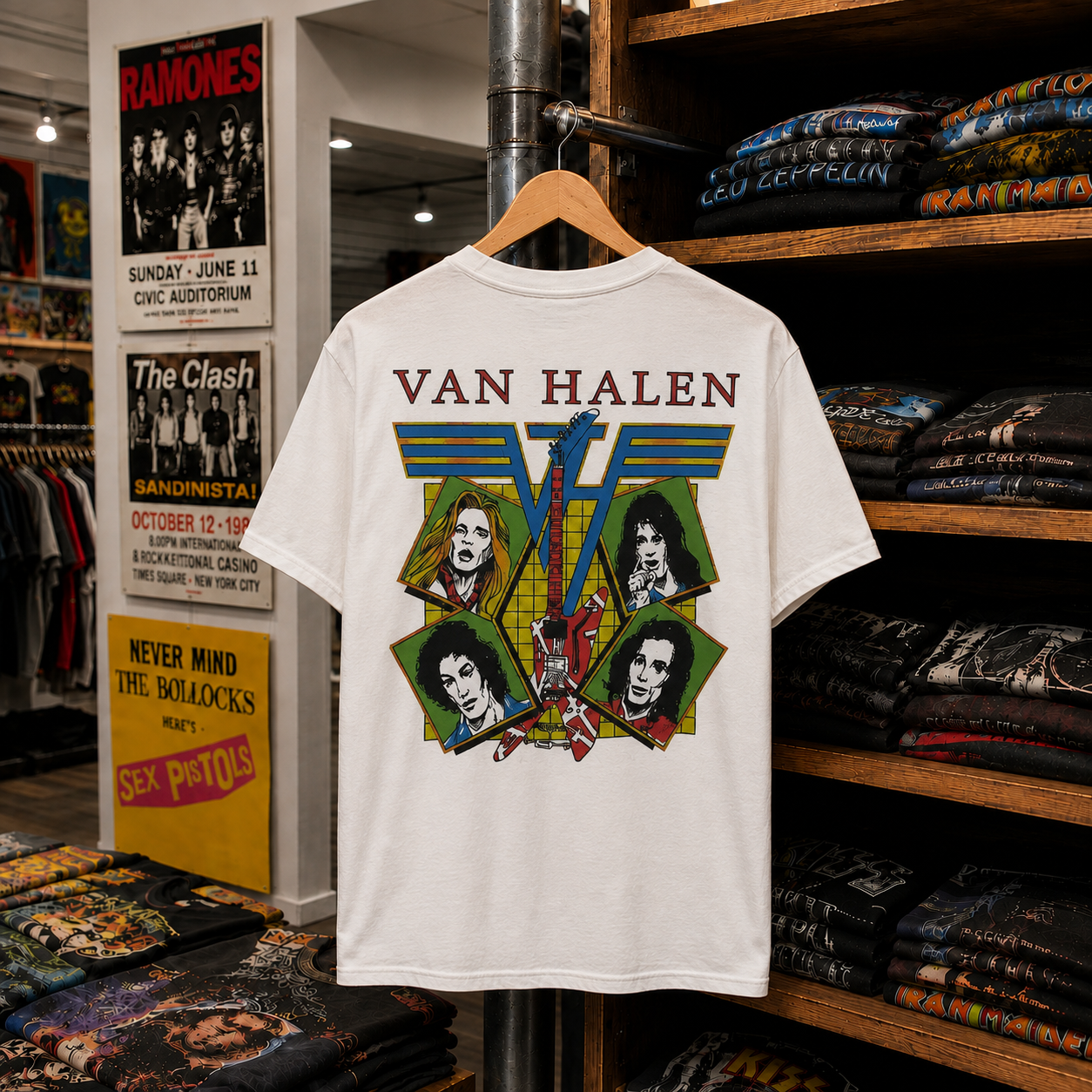 Rare Hard To Find Vintage Van Halen T-Shirt
