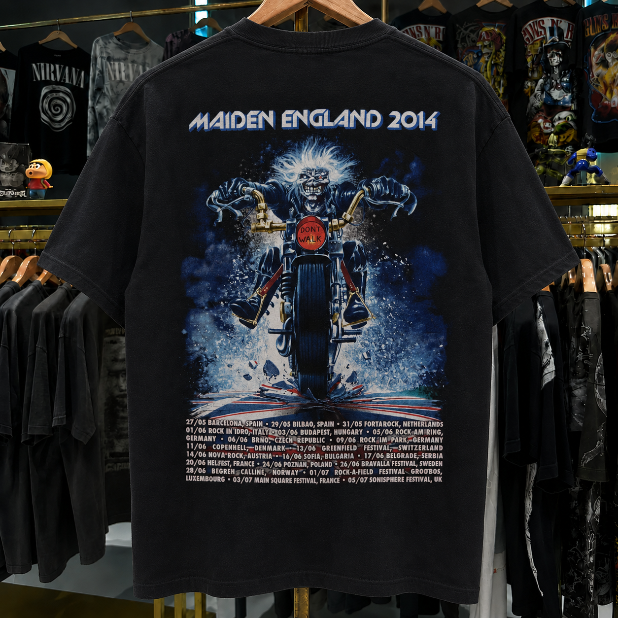 Rare Hard To Find Vintage Iron Maiden T-Shirt