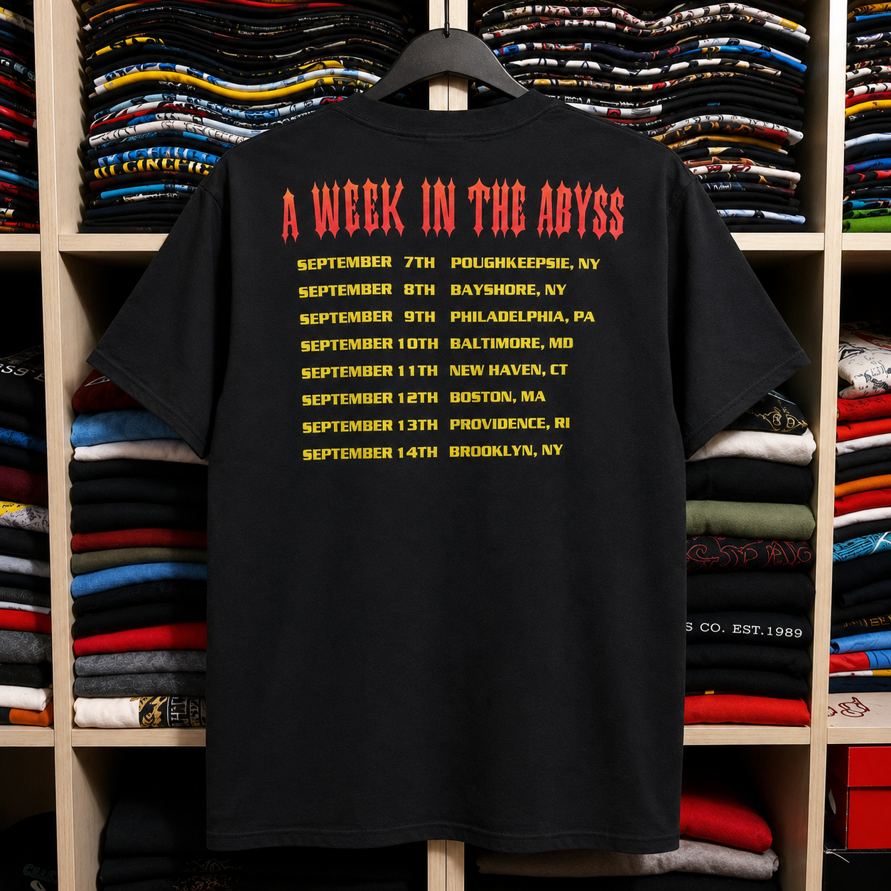 Hard To Find Vintage Slayer Tour Tee, Nearly Sold Out