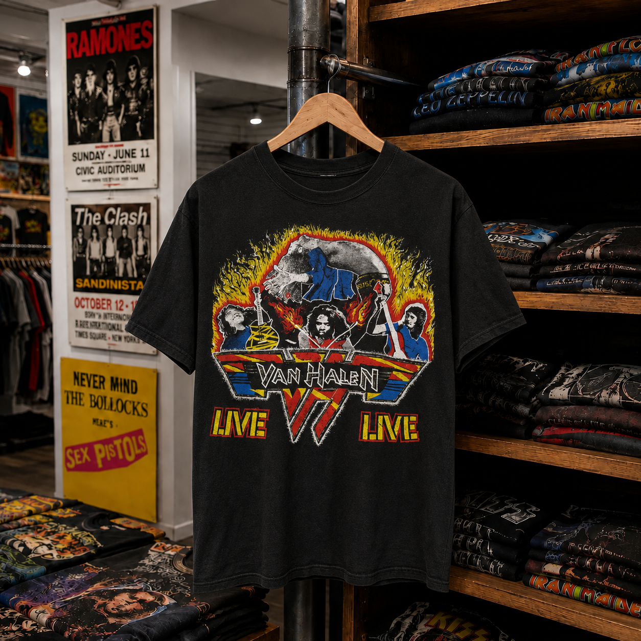 Rare Hard To Find Vintage Van Halen T-Shirt
