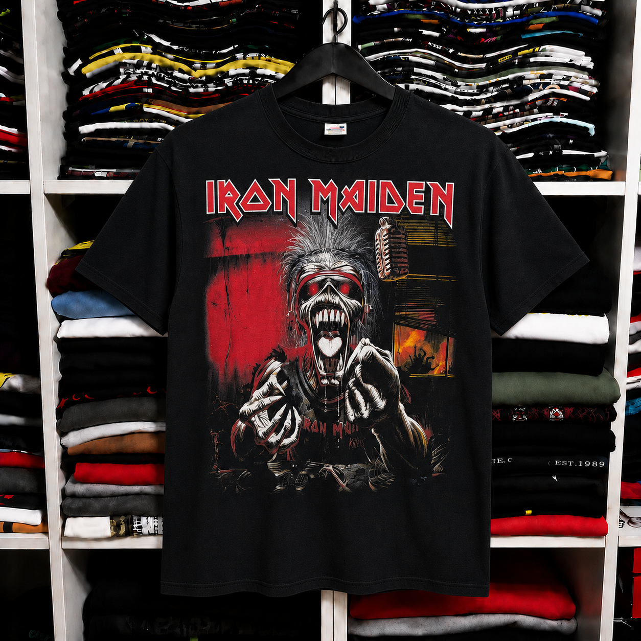 Rare Hard To Find Vintage Iron Maiden T-Shirt