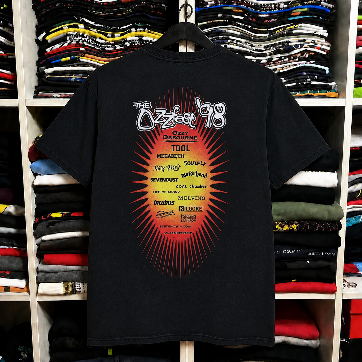 ☠️Ozzfest 1996-2008 Tour band t-shirt Collection🎸