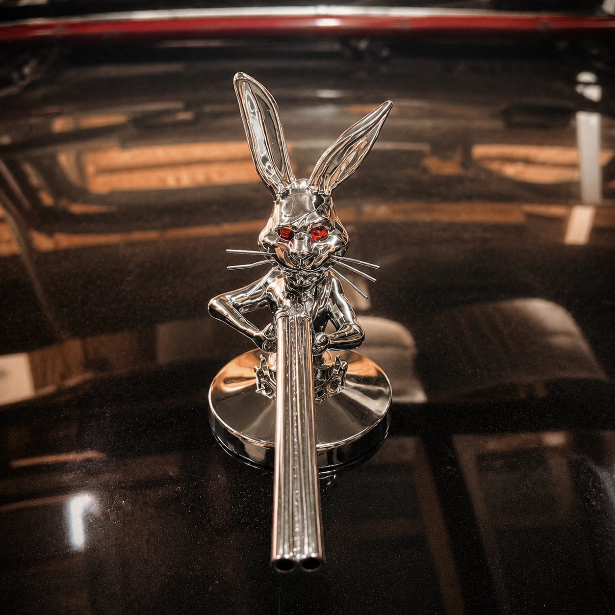 Gunslinger Rabbit Hood Ornament
