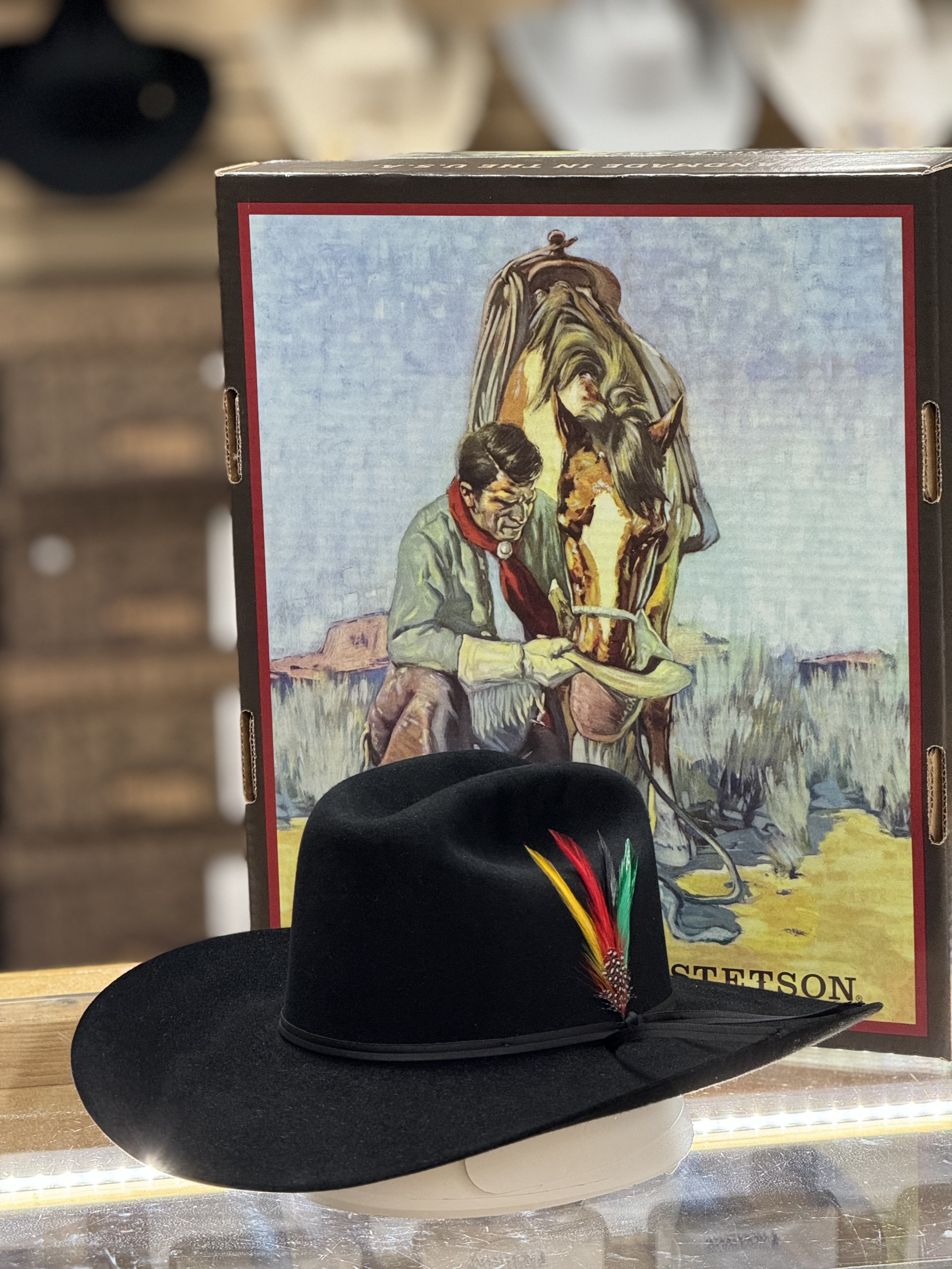 Spartan 10x Black Cowboy Hat