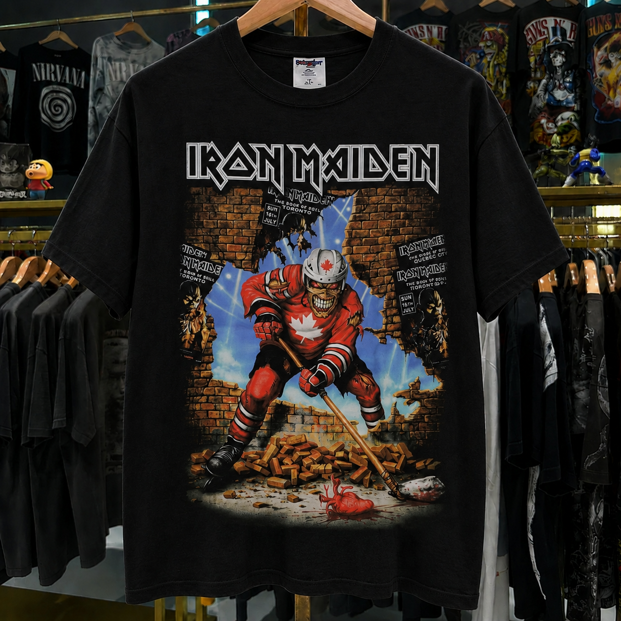 Rare Hard To Find Vintage Iron Maiden T-Shirt