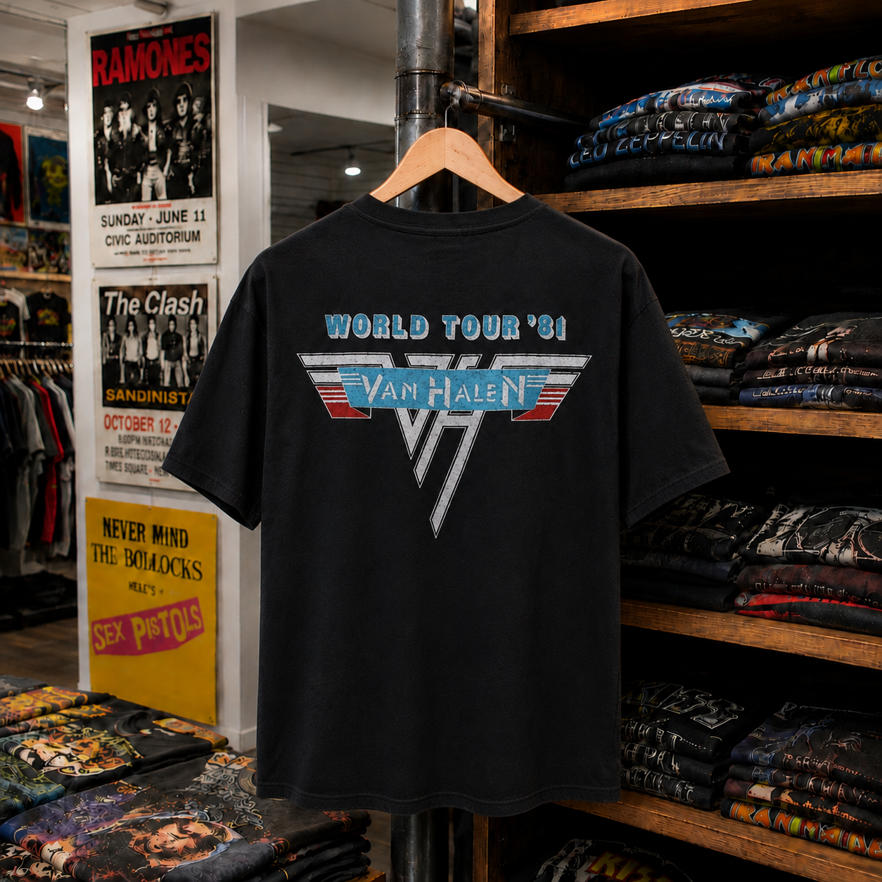 Rare Hard To Find Vintage Van Halen T-Shirt