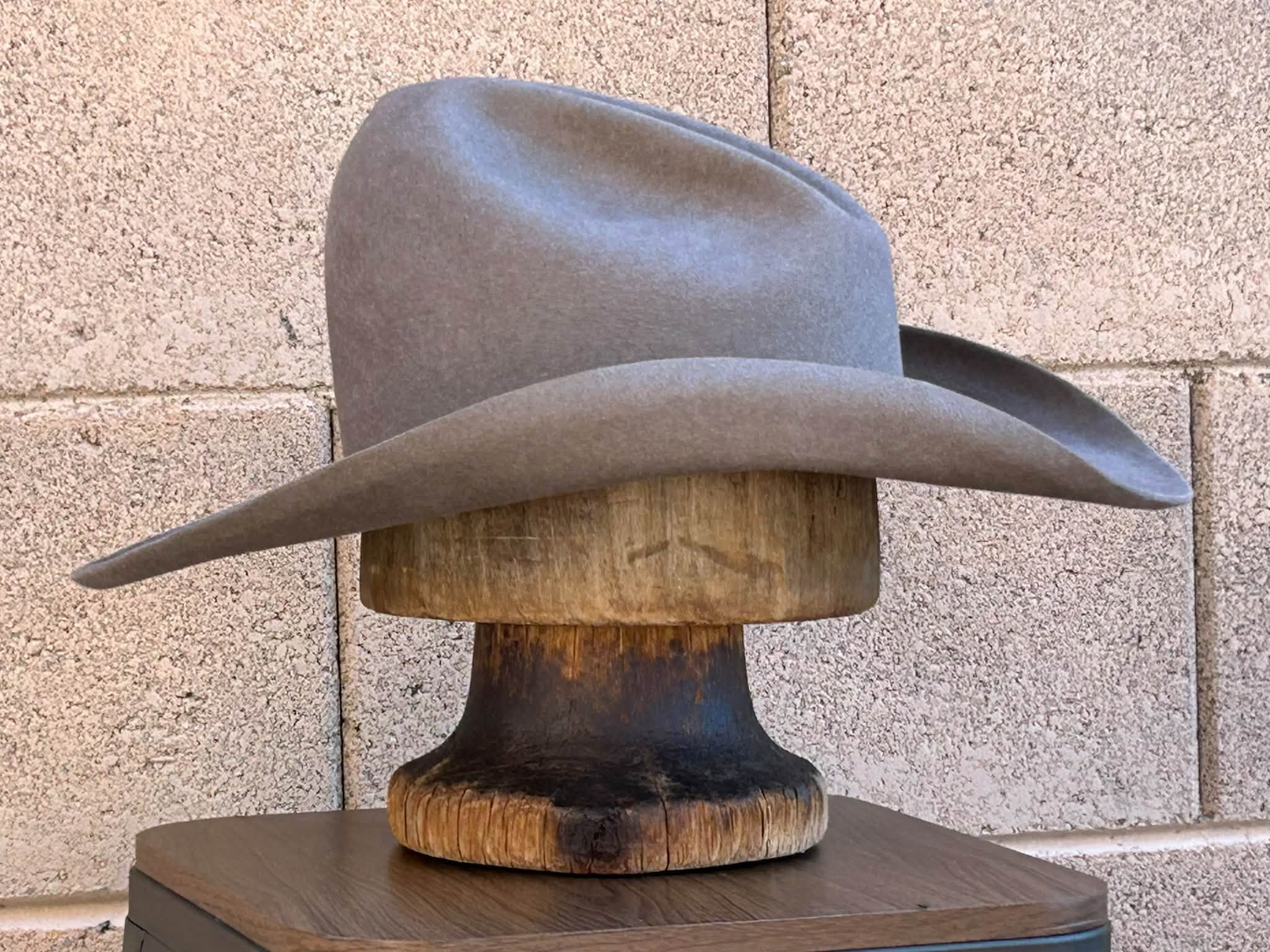 Montana Slope Gus Style Pure Beaver Belly Cowboy Hat