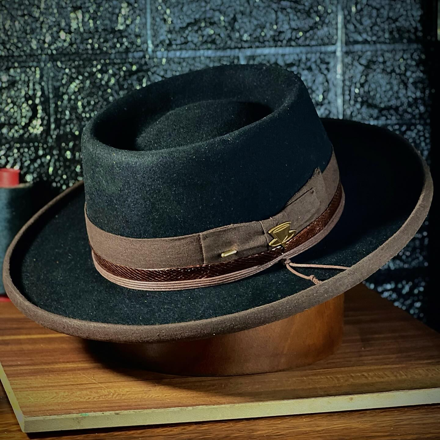 Greed Is Permanent Slavery – Dark Felt Hat