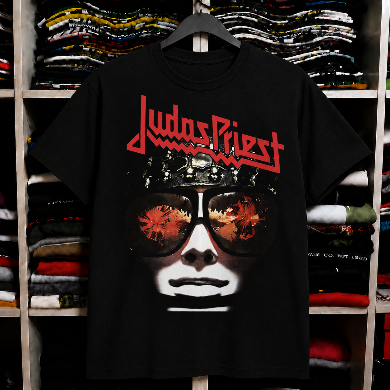 Vintage Judas Priest Fuel For Life Concert T Shirt 1986 Black