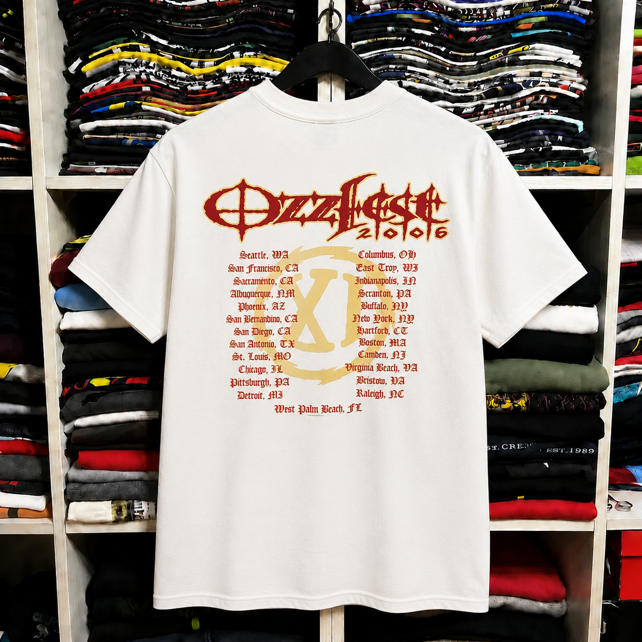 ☠️Ozzfest 1996-2008 Tour band t-shirt Collection🎸