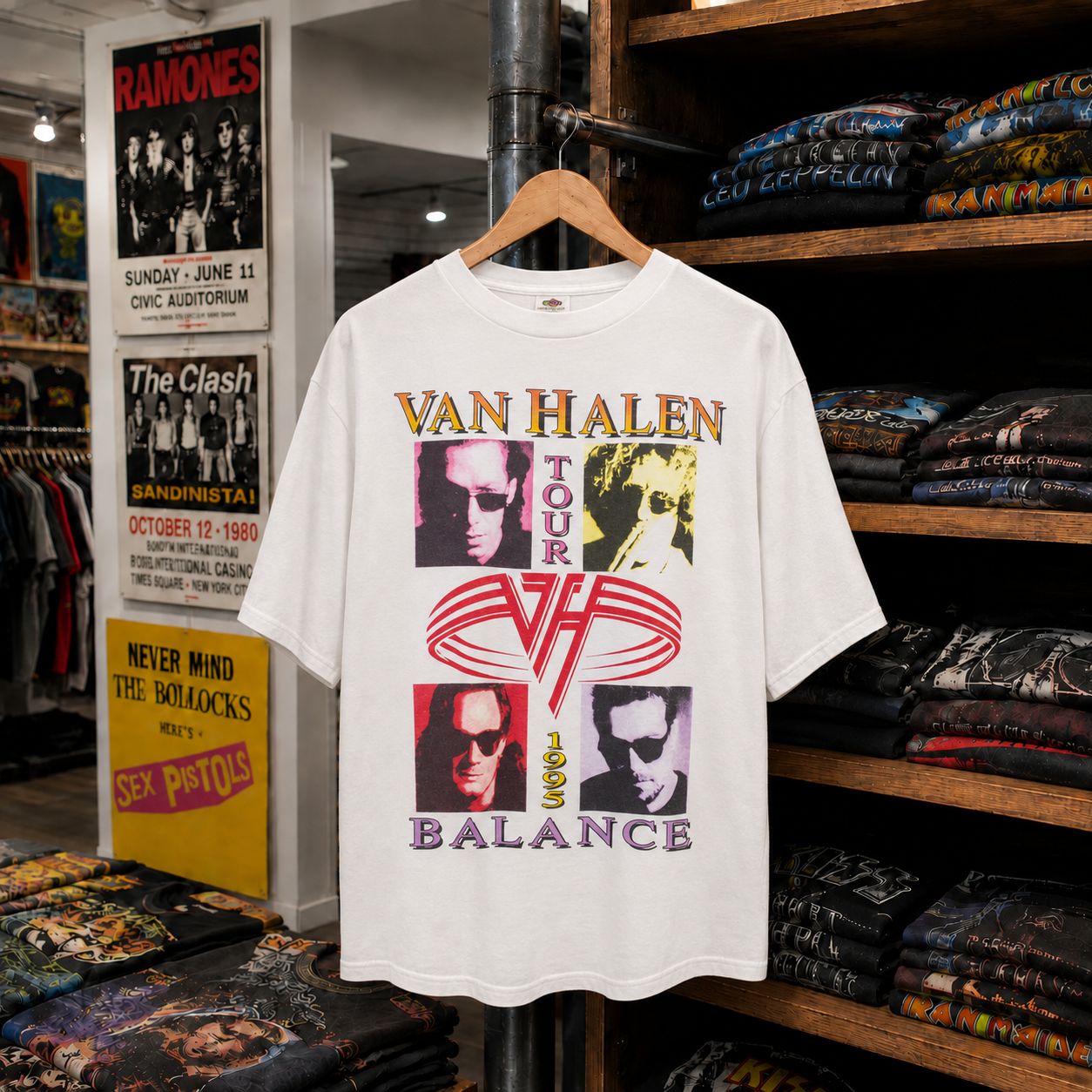 Rare Hard To Find Vintage Van Halen T-Shirt